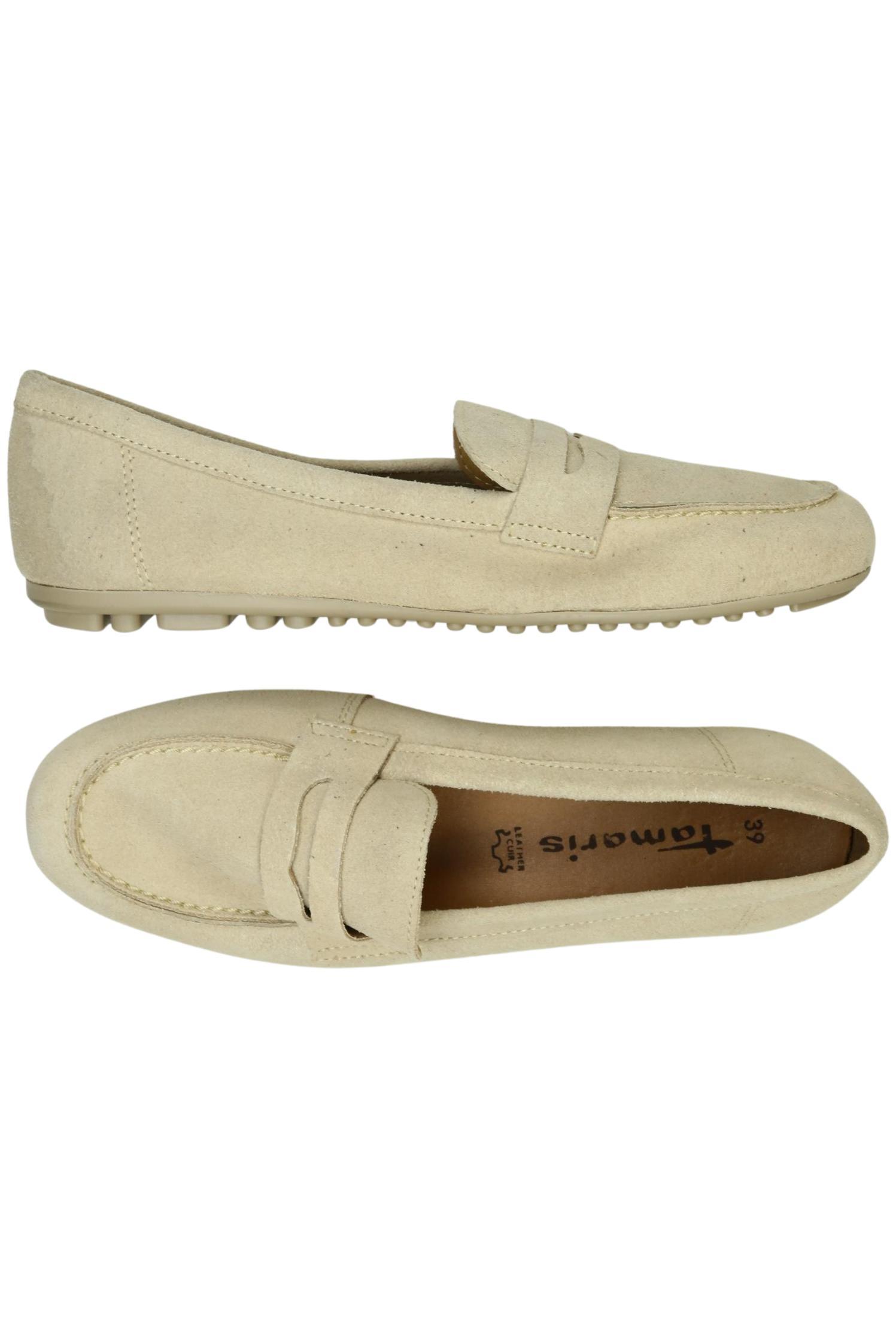 

Tamaris Damen Halbschuh, beige, Gr. 39