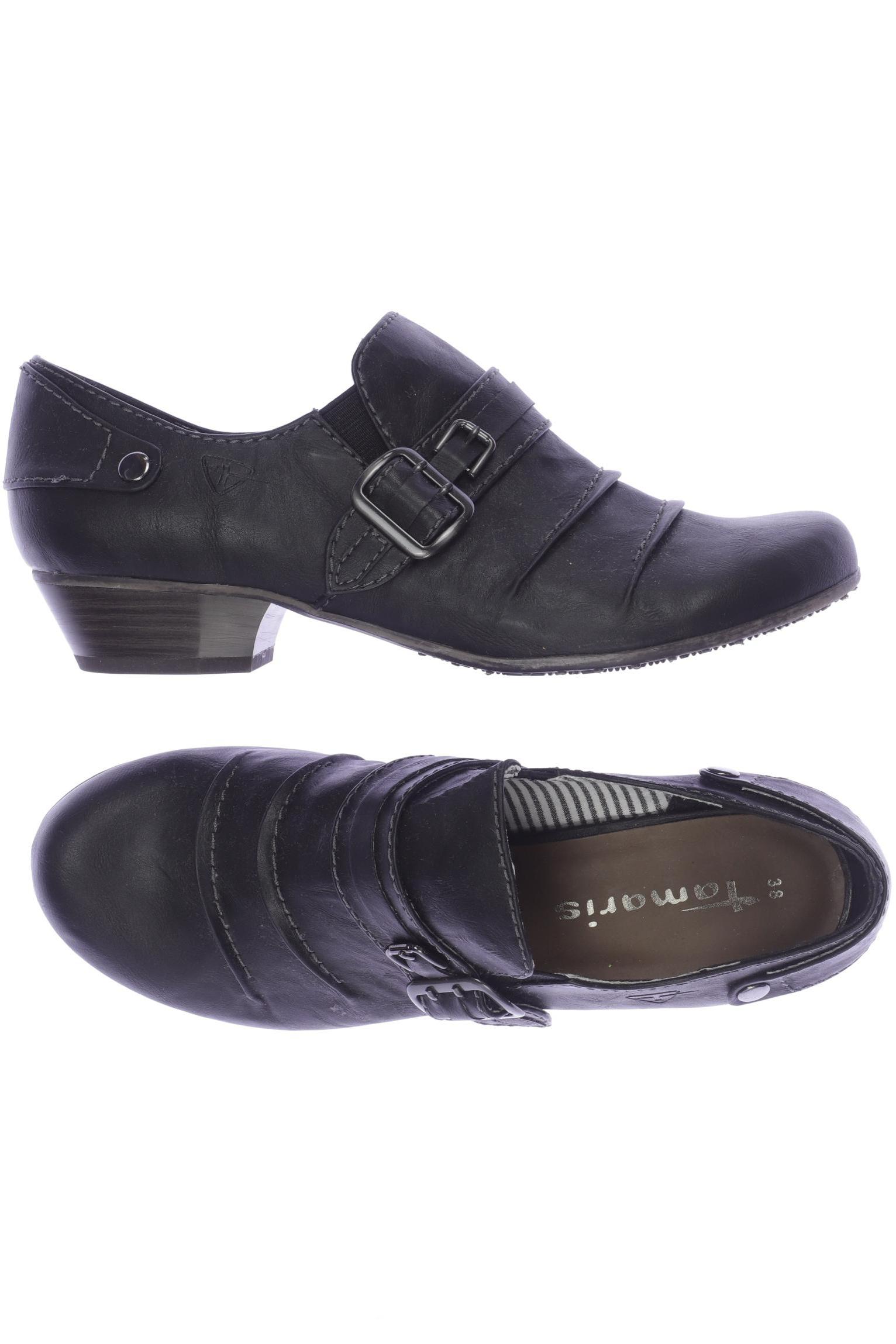 

Tamaris Damen Halbschuh, schwarz, Gr. 38
