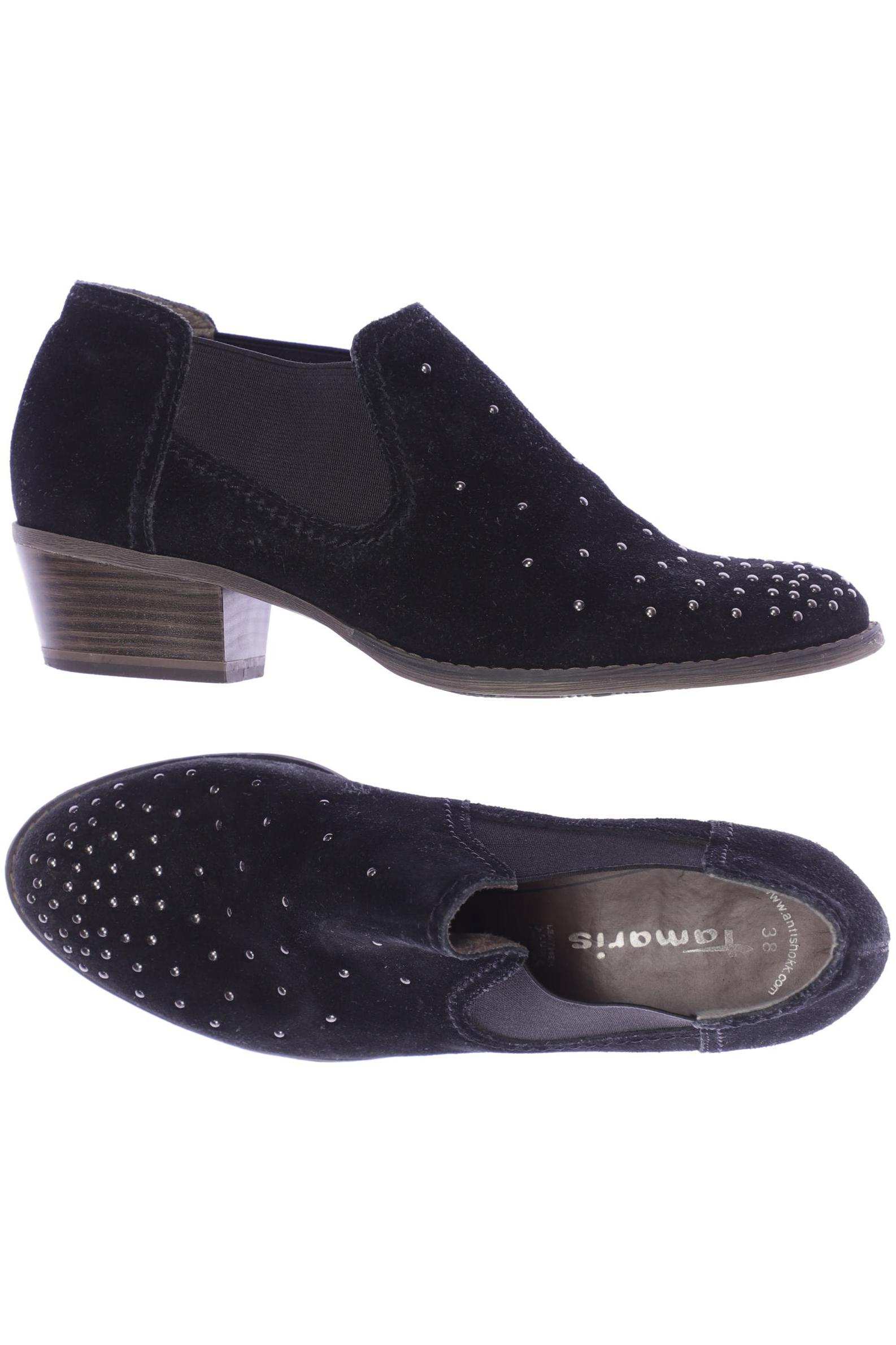 

Tamaris Damen Halbschuh, schwarz, Gr. 38
