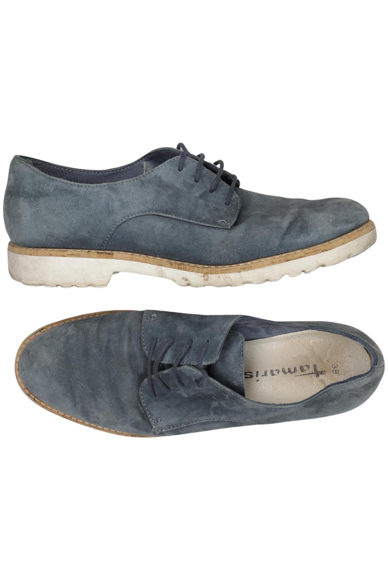 

Tamaris Damen Halbschuh, blau, Gr. 38