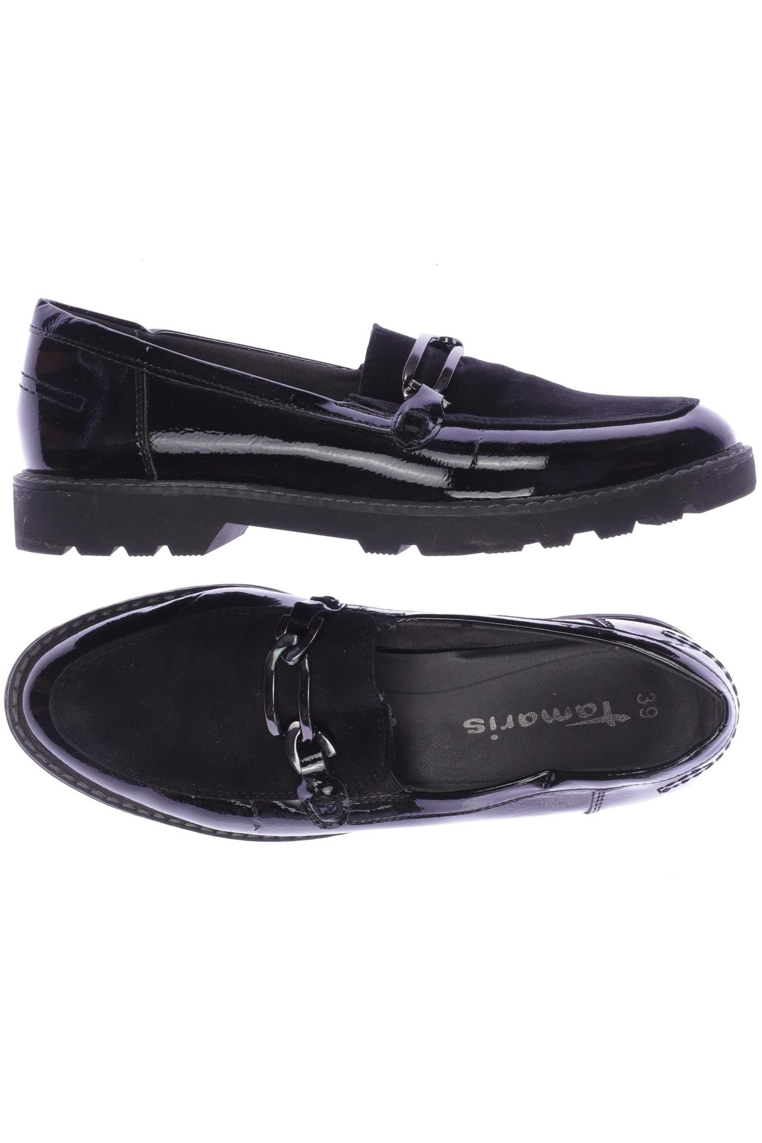 

Tamaris Damen Halbschuh, schwarz, Gr. 39