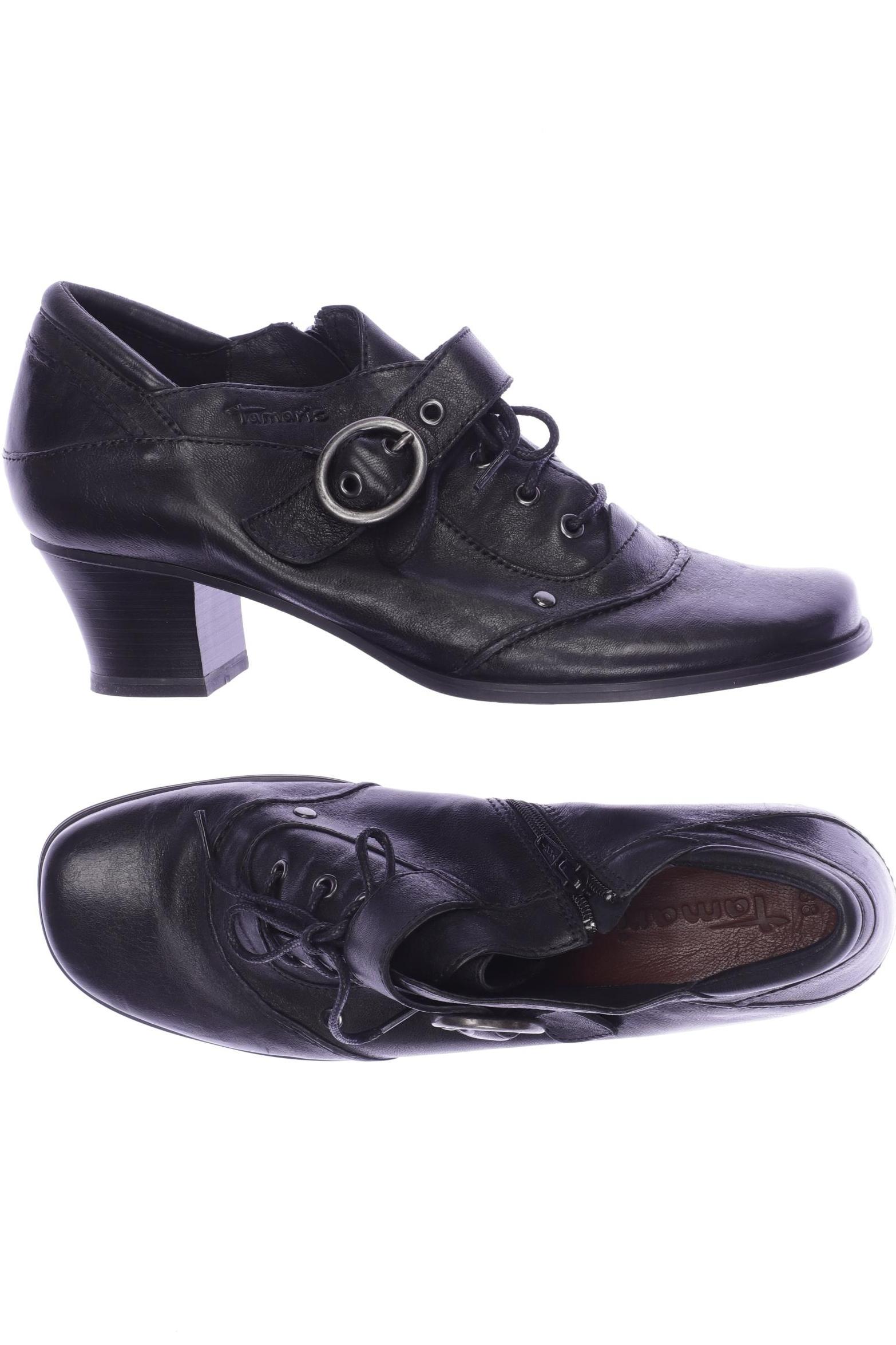 

Tamaris Damen Halbschuh, schwarz, Gr. 38