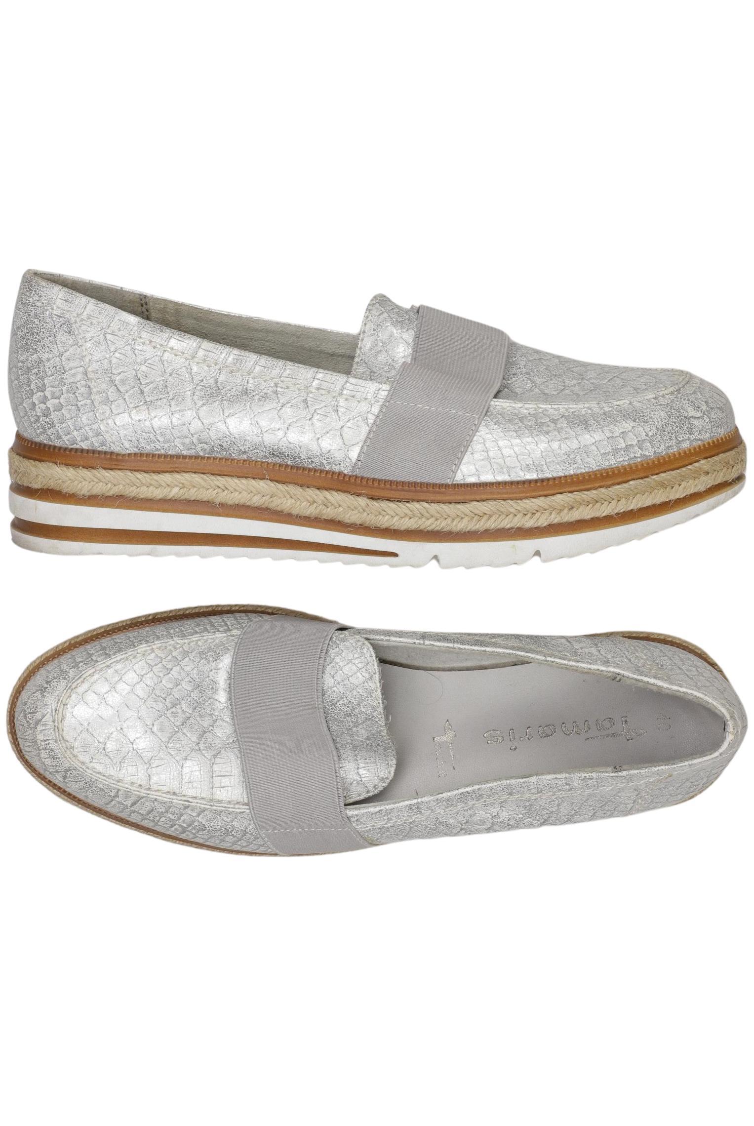 

Tamaris Damen Halbschuh, silber, Gr. 40
