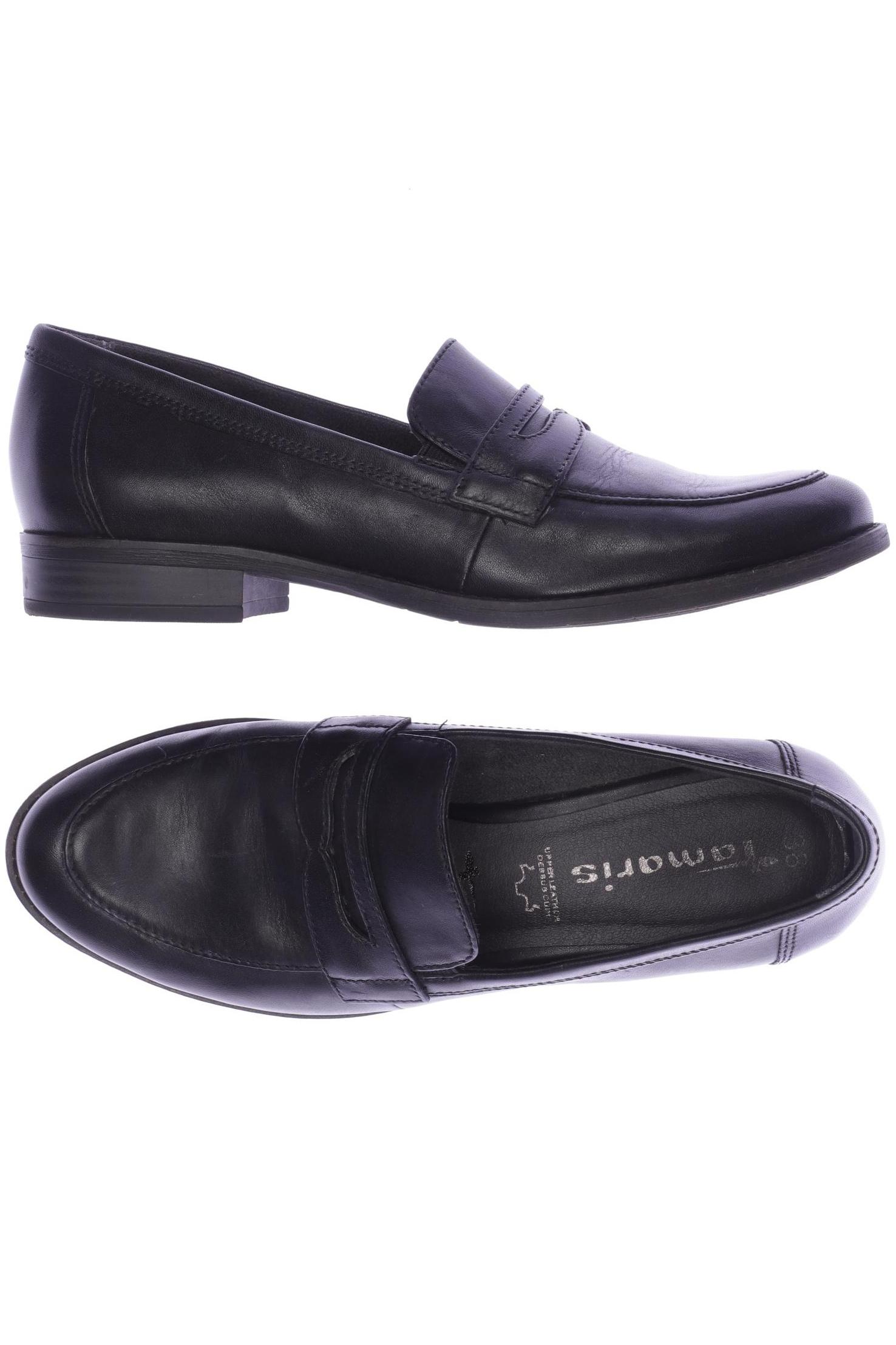 

Tamaris Damen Halbschuh, schwarz, Gr. 38