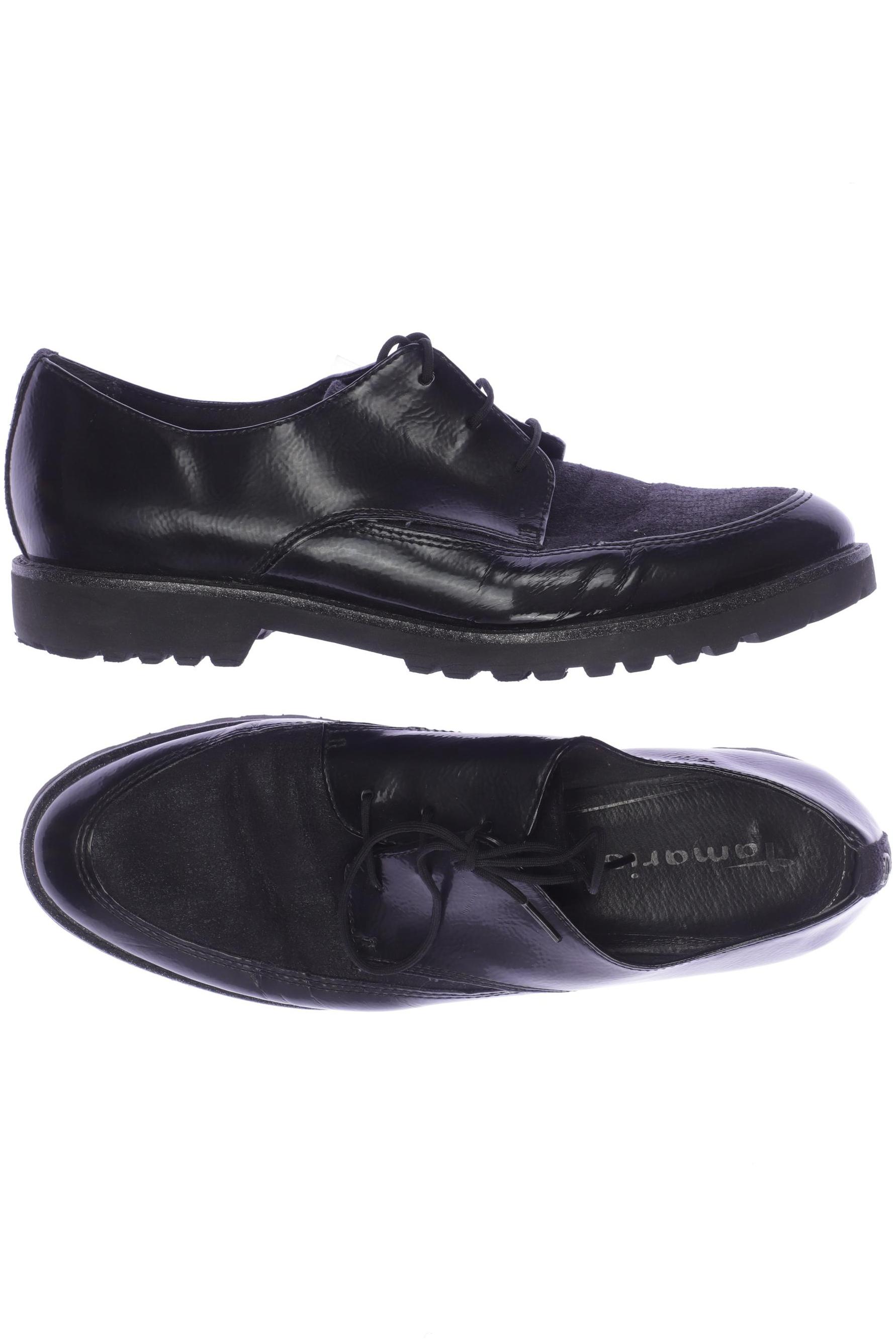 

Tamaris Damen Halbschuh, schwarz, Gr. 40