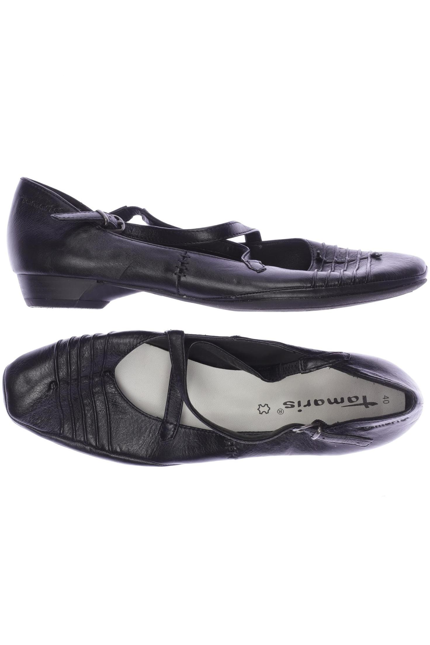 

Tamaris Damen Halbschuh, schwarz, Gr. 40