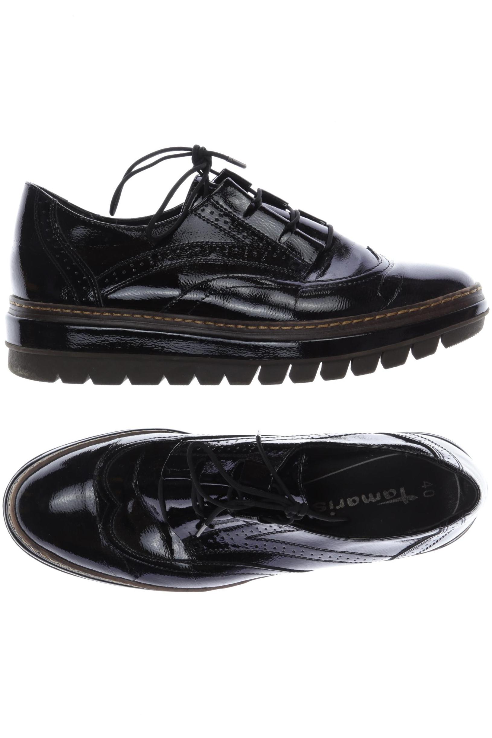 

Tamaris Damen Halbschuh, schwarz, Gr. 40