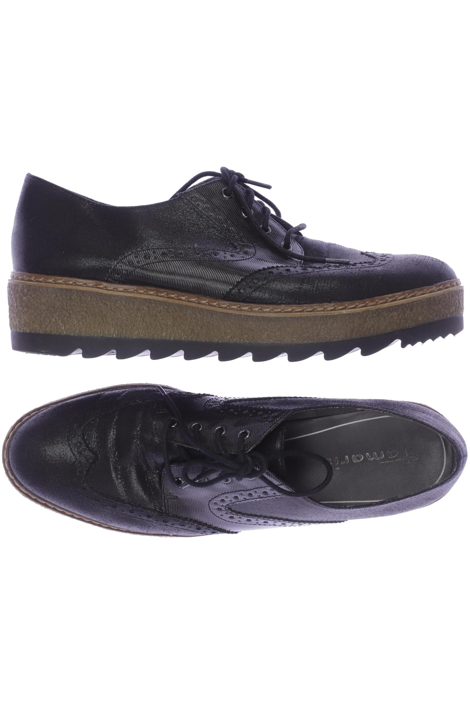 

Tamaris Damen Halbschuh, schwarz, Gr. 41