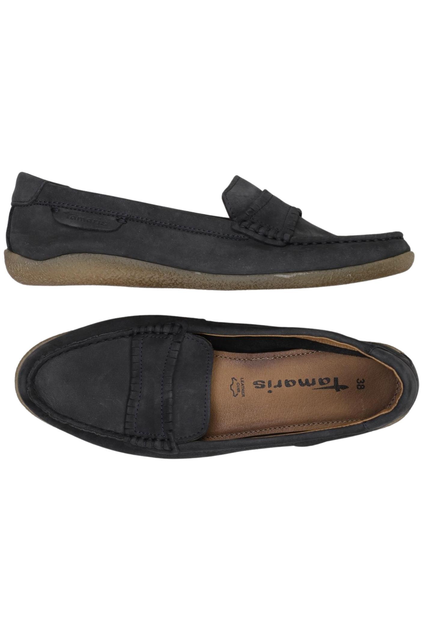 

Tamaris Damen Halbschuh, schwarz, Gr. 38