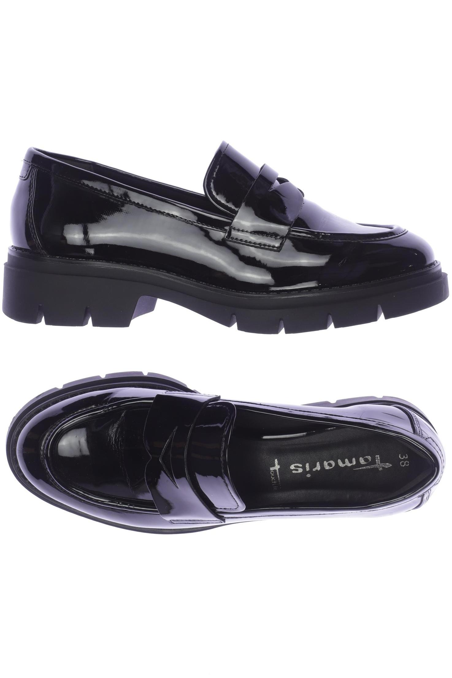

Tamaris Damen Halbschuh, schwarz, Gr. 38