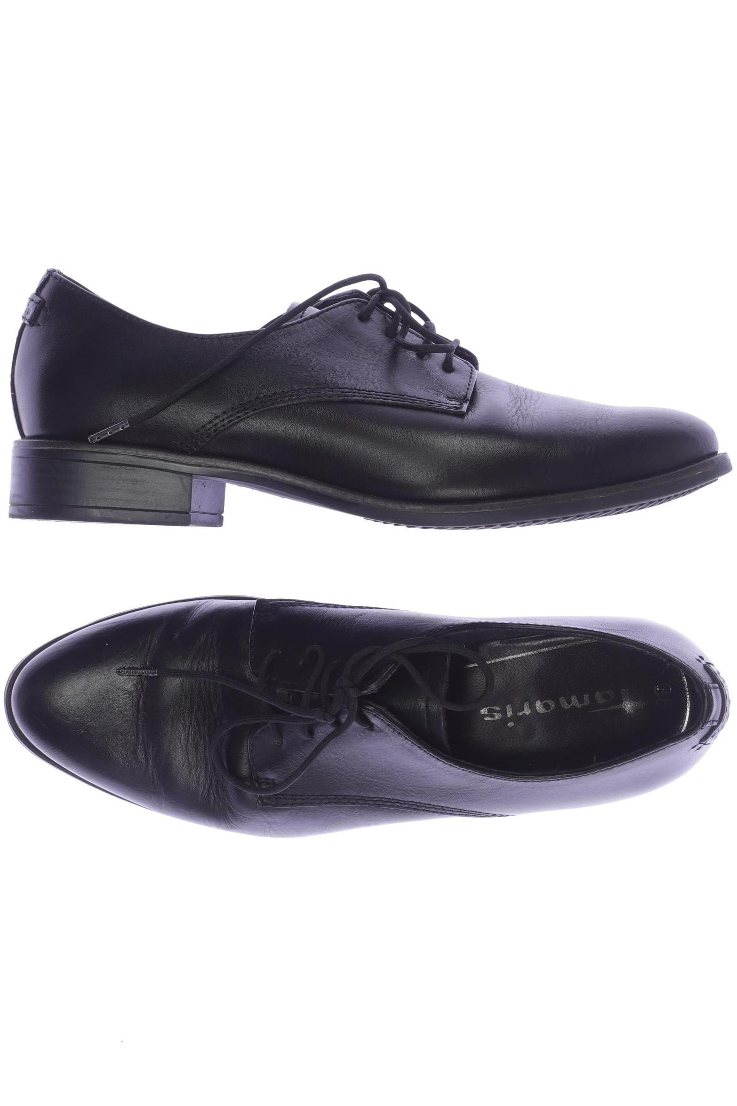 

Tamaris Damen Halbschuh, schwarz, Gr. 38