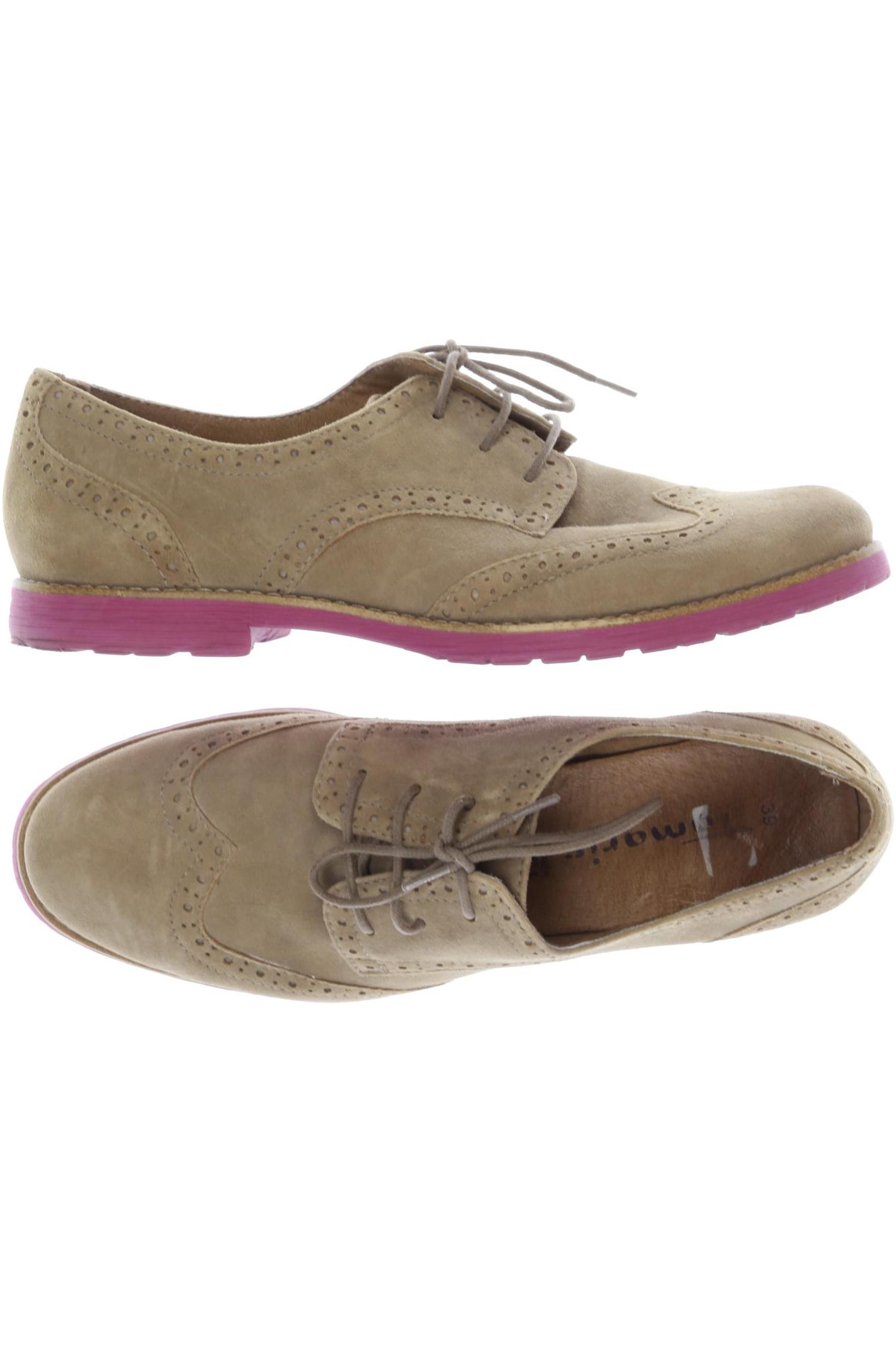 

Tamaris Damen Halbschuh, beige, Gr. 39