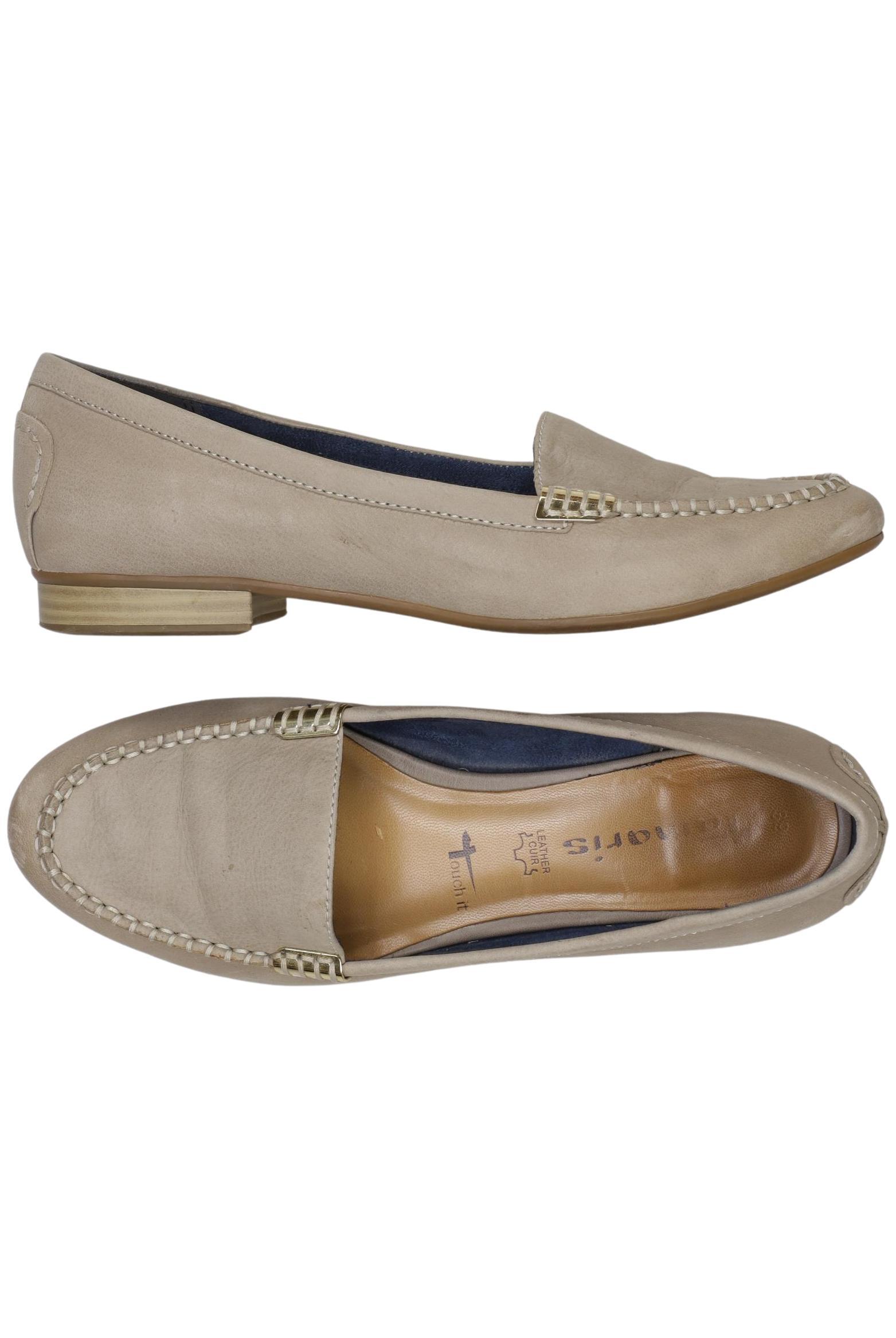 

Tamaris Damen Halbschuh, beige, Gr. 39