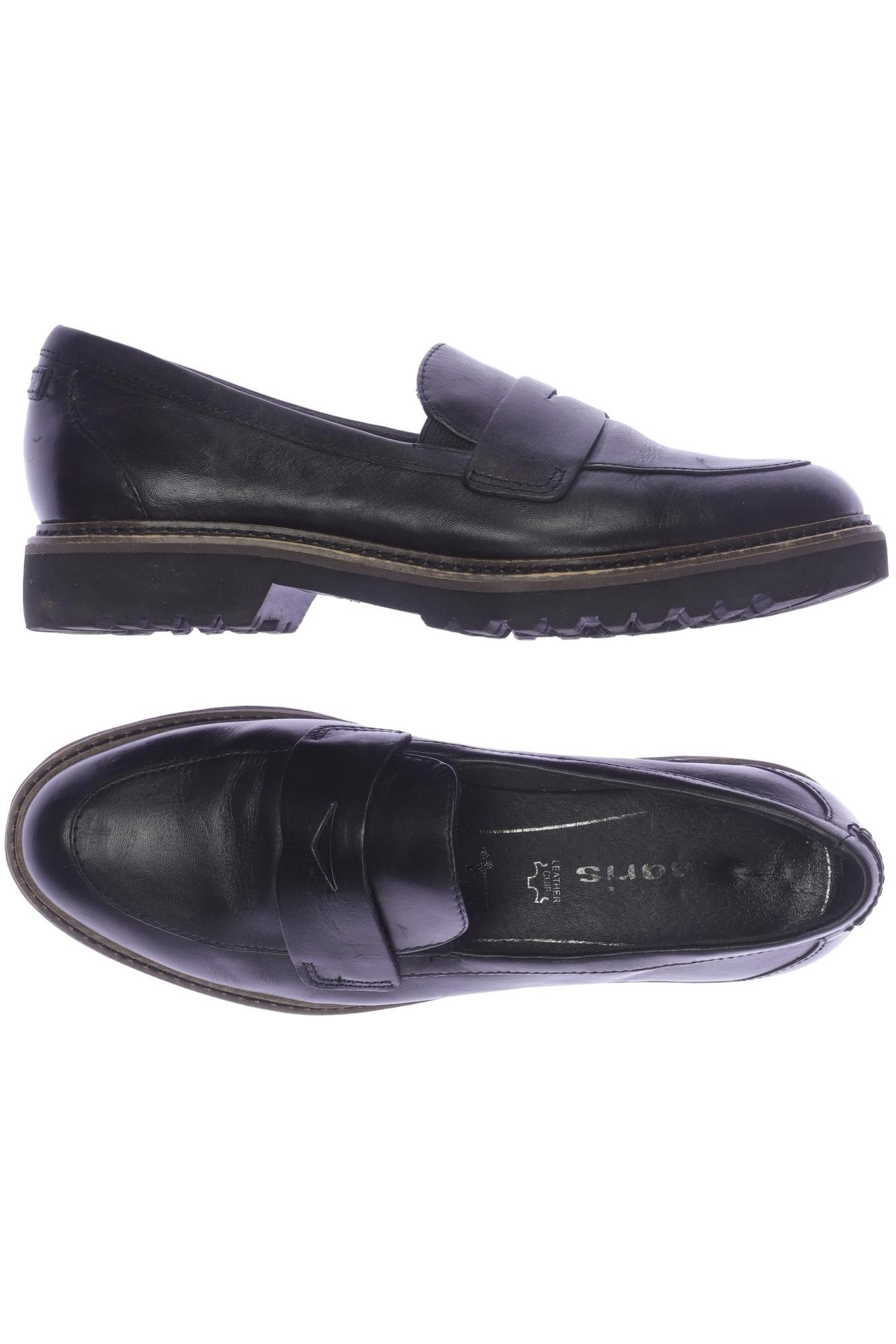 

Tamaris Damen Halbschuh, schwarz, Gr. 38