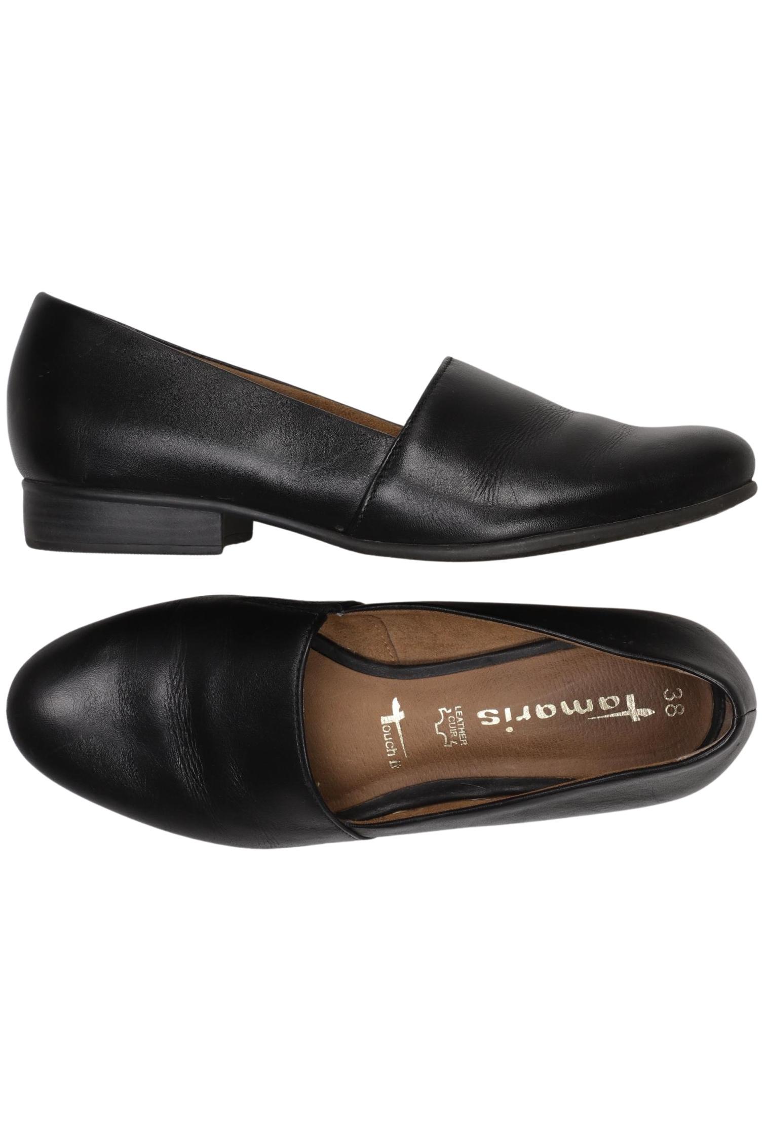 

Tamaris Damen Halbschuh, schwarz, Gr. 38