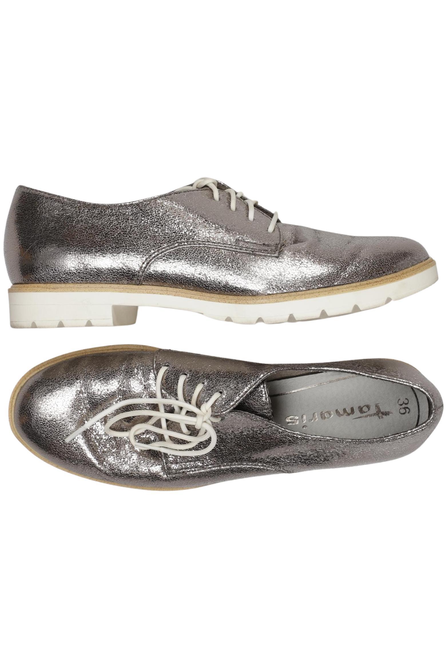 

Tamaris Damen Halbschuh, silber, Gr. 36