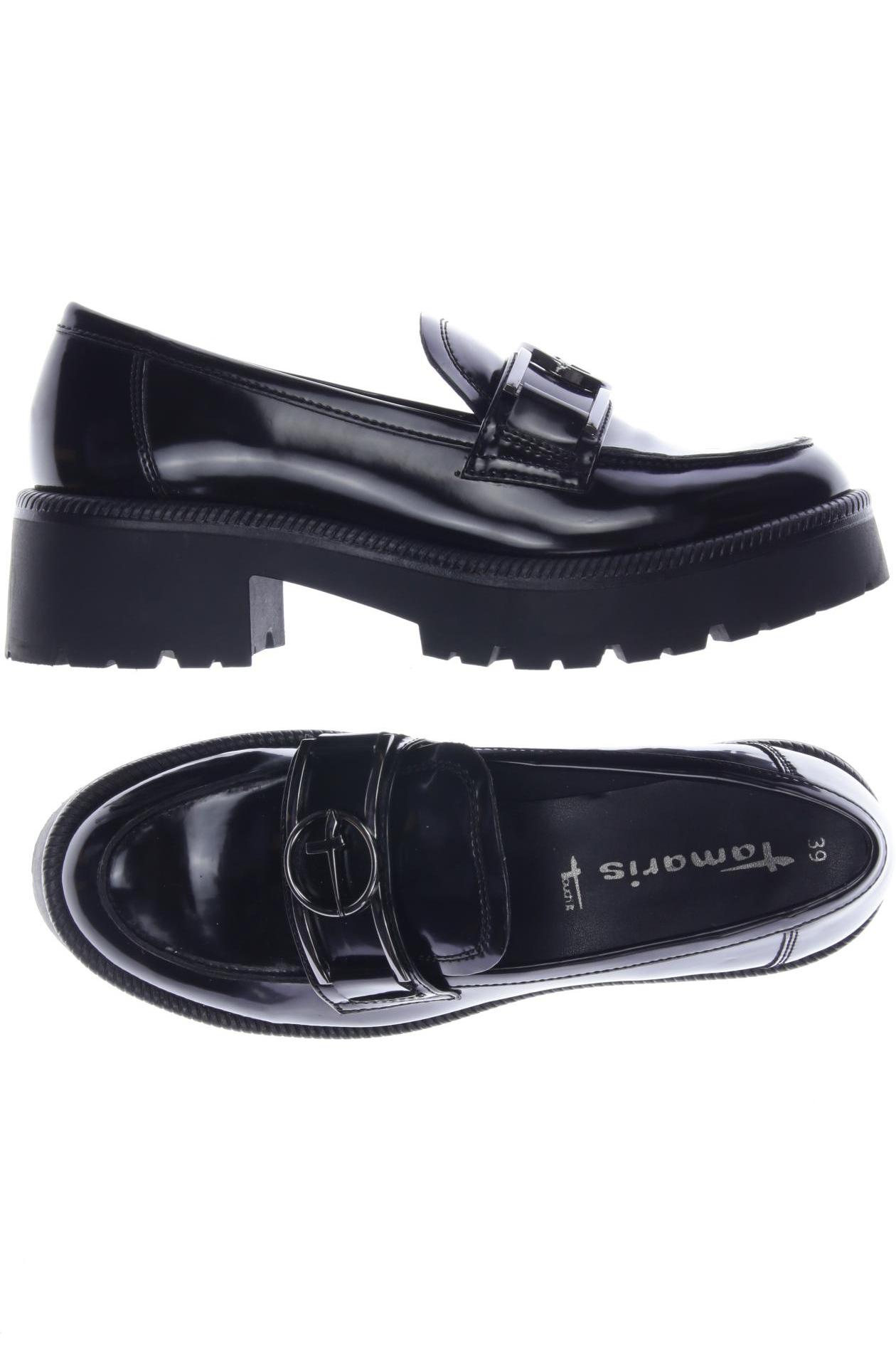 

Tamaris Damen Halbschuh, schwarz, Gr. 39