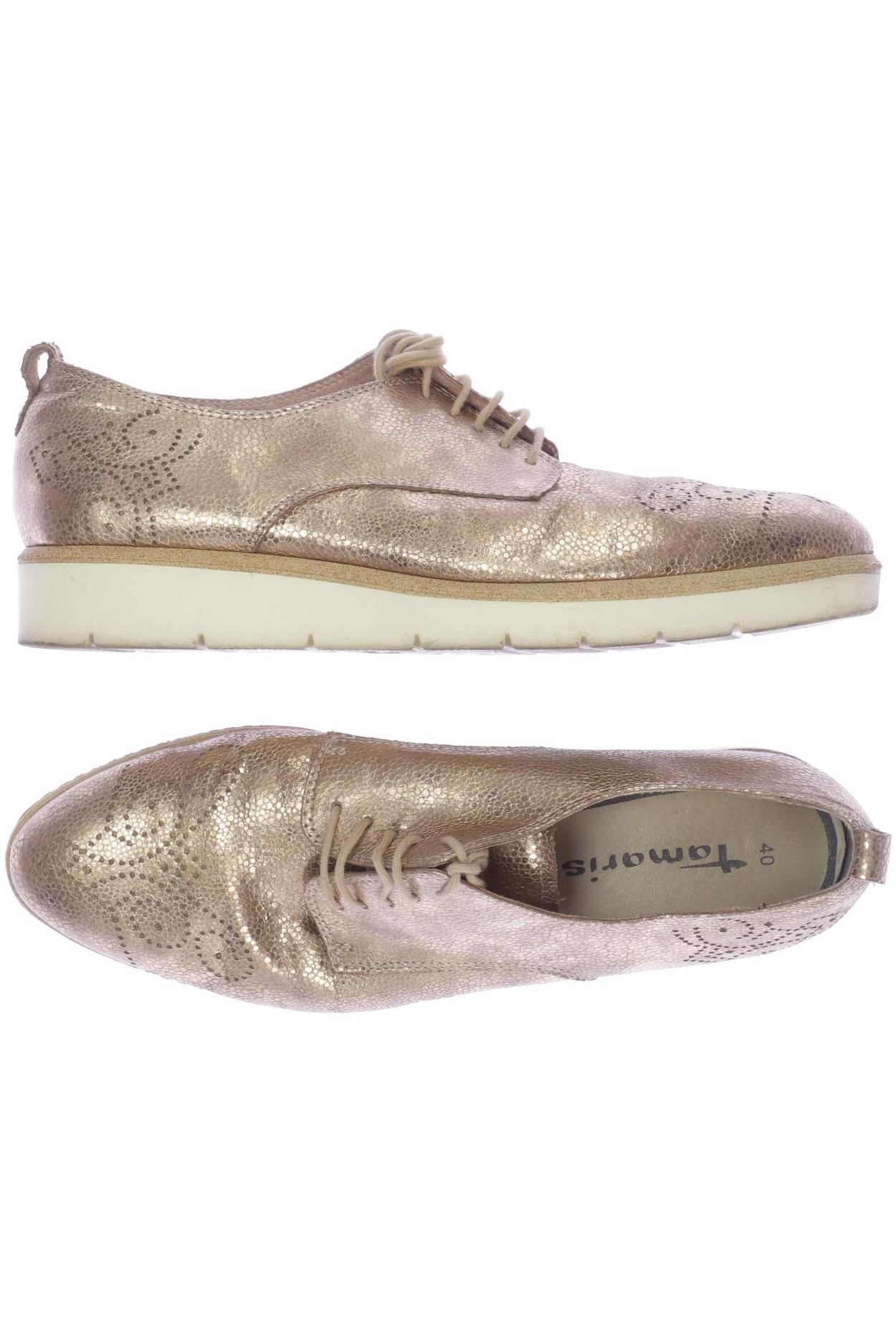 

Tamaris Damen Halbschuh, beige, Gr. 40