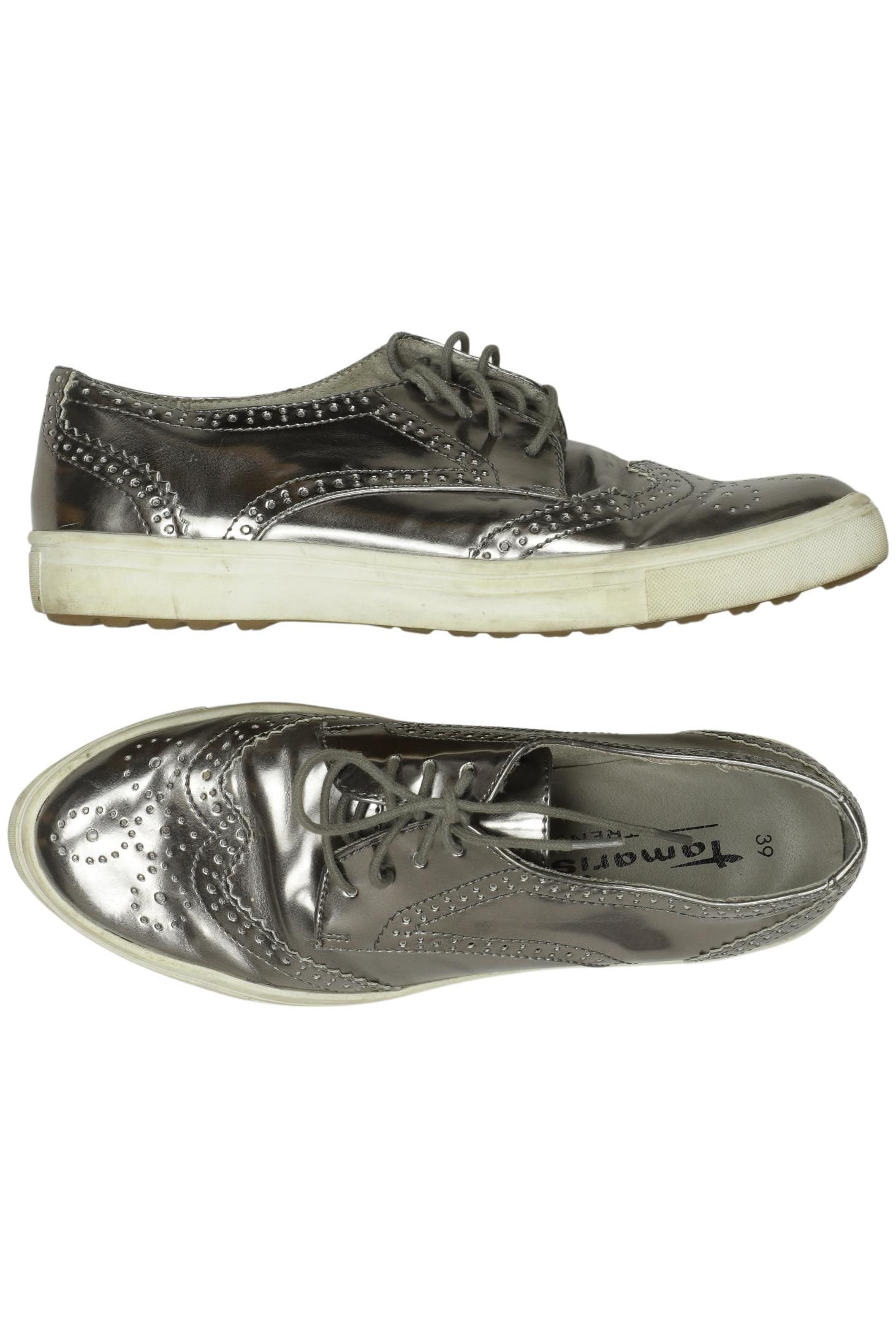 

Tamaris Damen Halbschuh, silber, Gr. 39