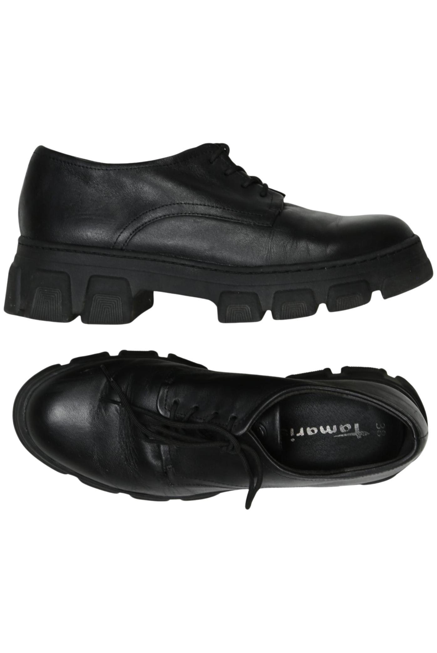 

Tamaris Damen Halbschuh, schwarz, Gr. 38