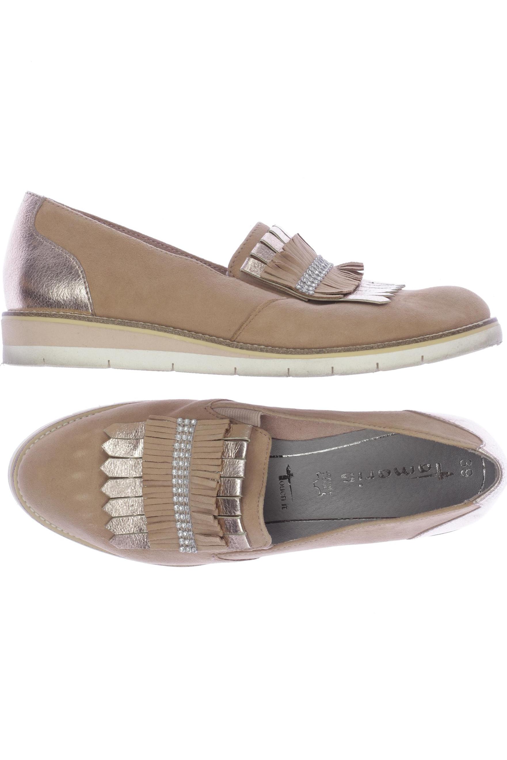 

Tamaris Damen Halbschuh, beige, Gr. 39