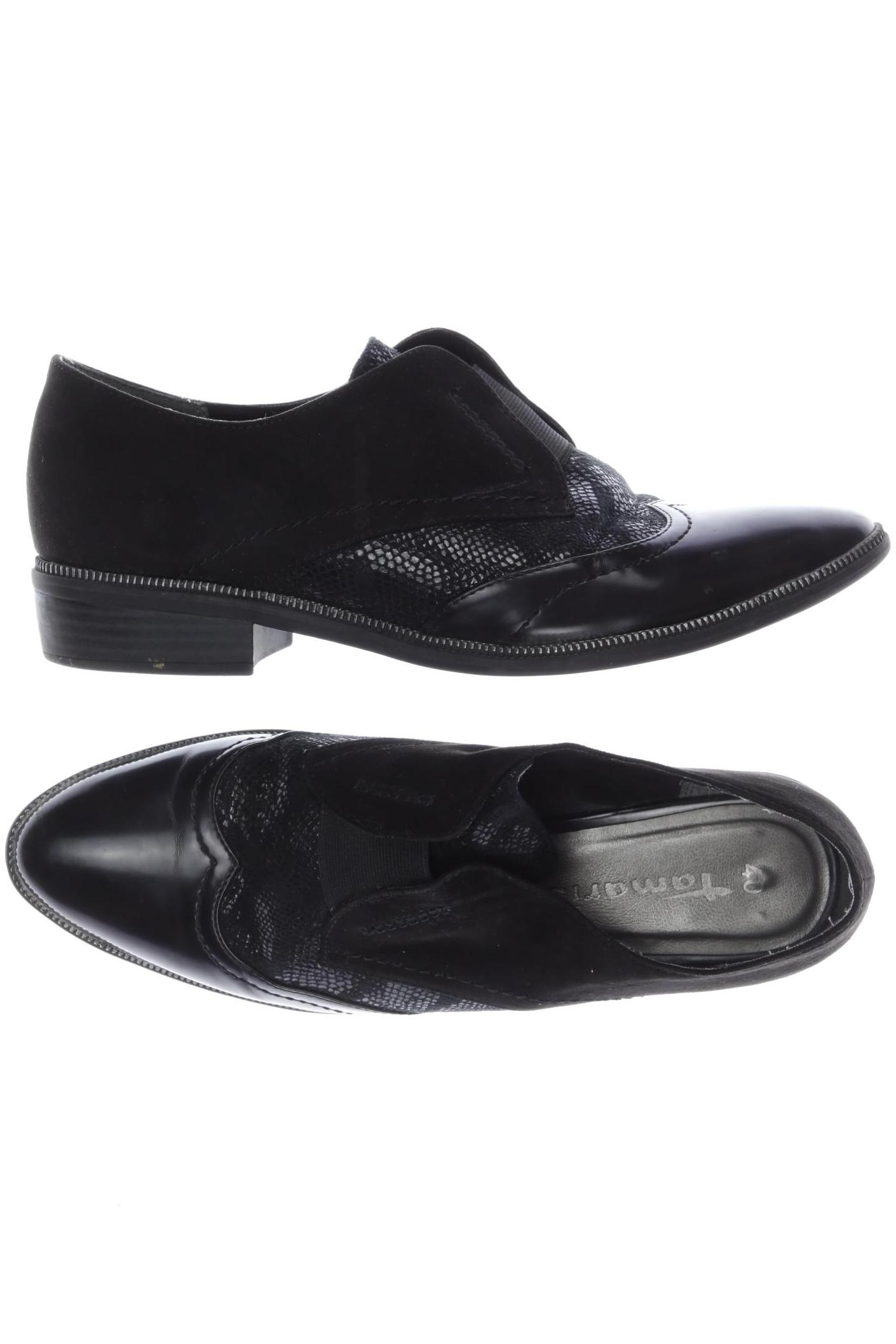 

Tamaris Damen Halbschuh, schwarz, Gr. 40