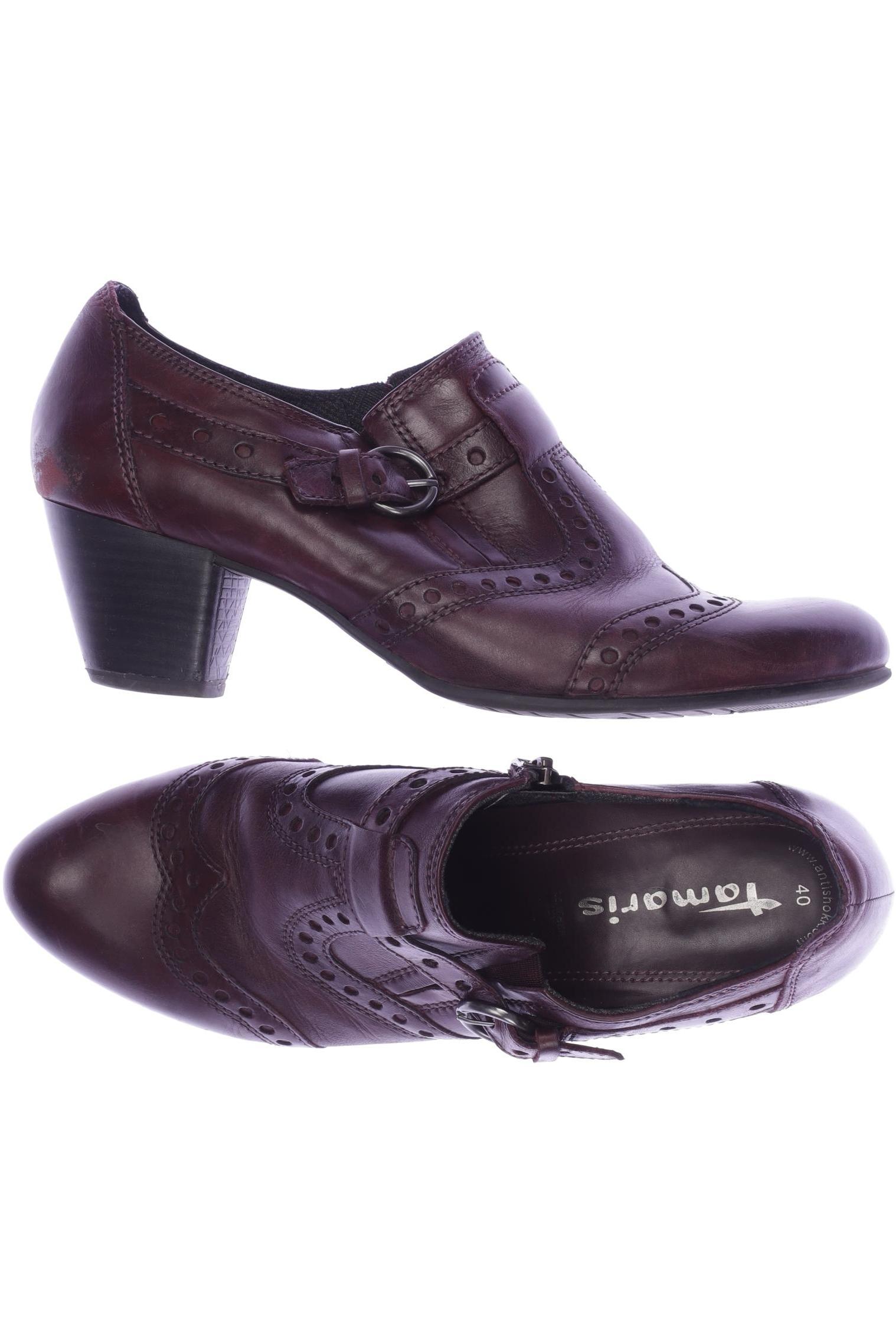

Tamaris Damen Halbschuh, bordeaux, Gr. 40