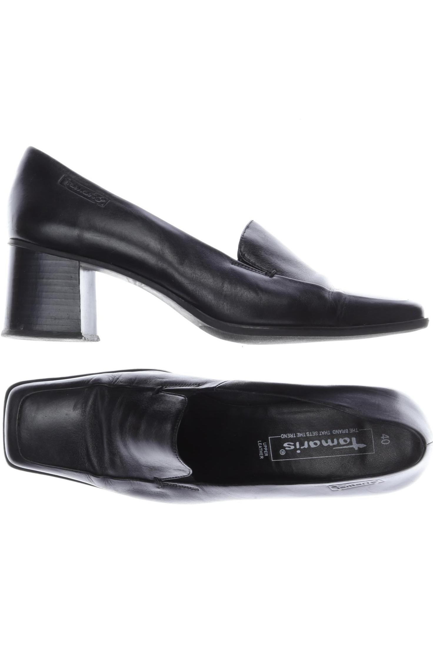 

Tamaris Damen Halbschuh, schwarz, Gr. 40
