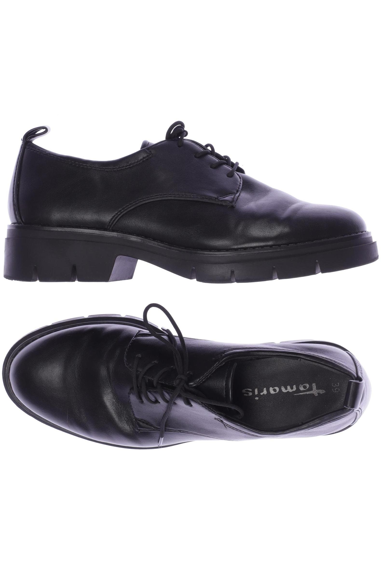 

Tamaris Damen Halbschuh, schwarz, Gr. 39