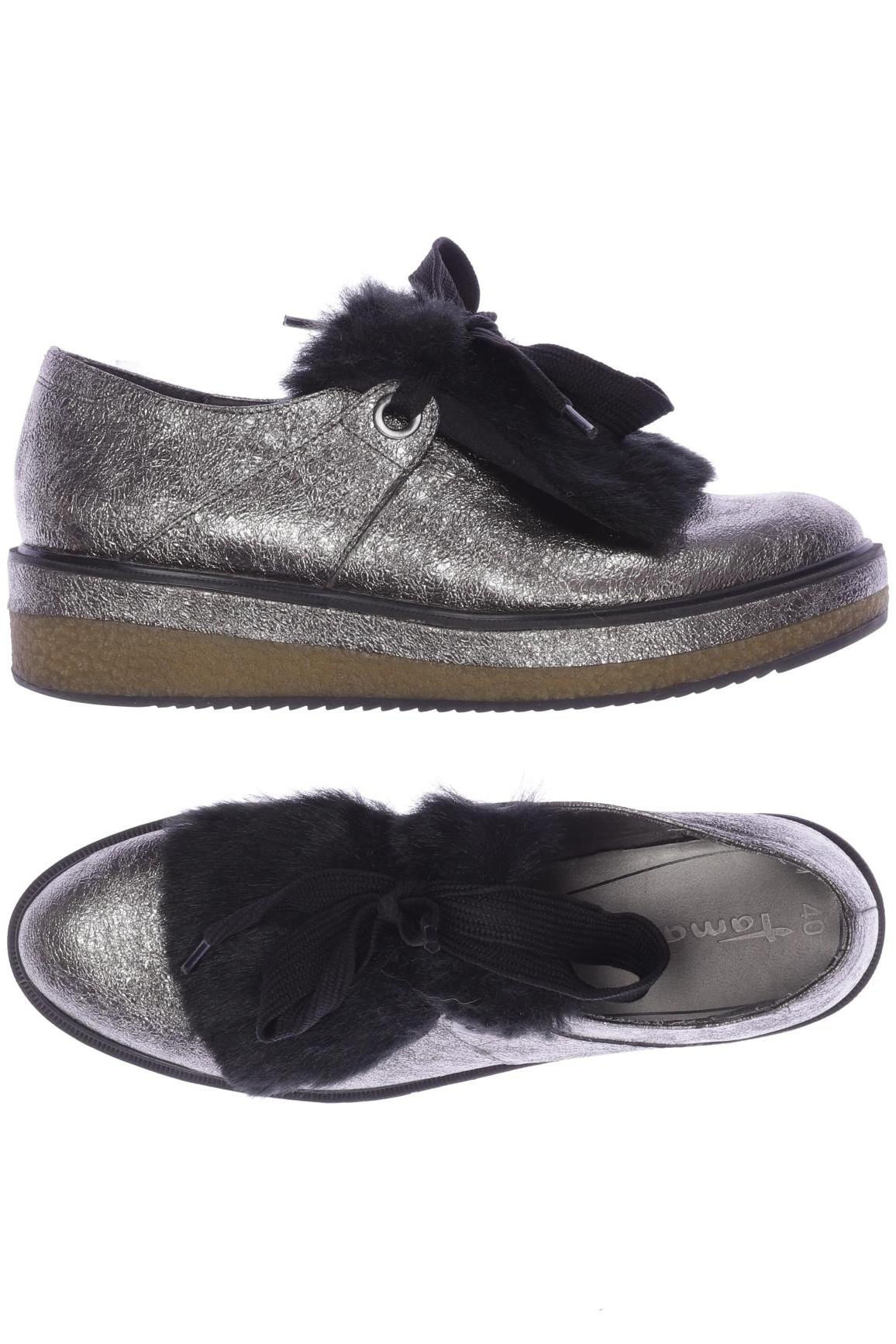 

Tamaris Damen Halbschuh, silber, Gr. 40