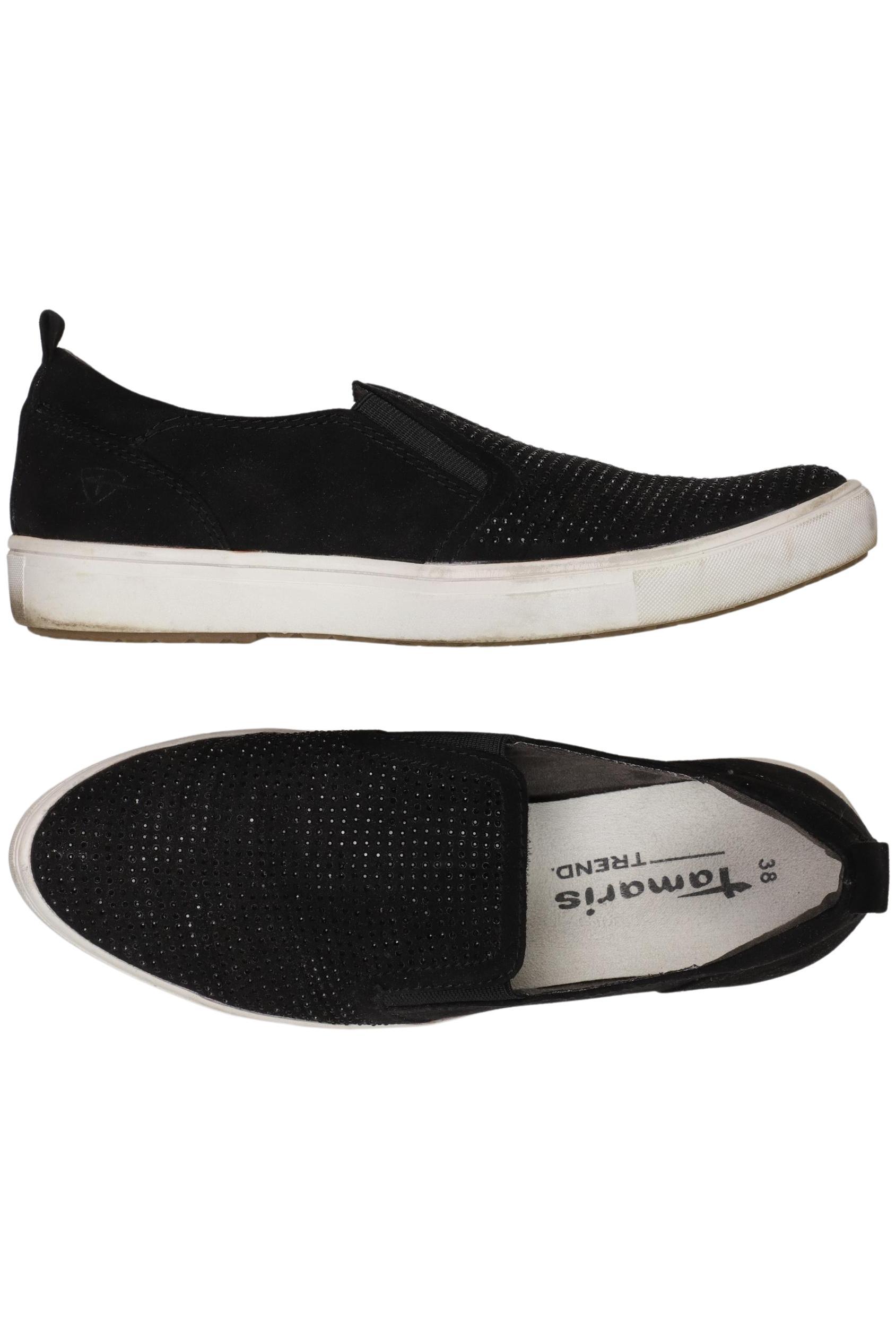 

Tamaris Damen Halbschuh, schwarz, Gr. 38