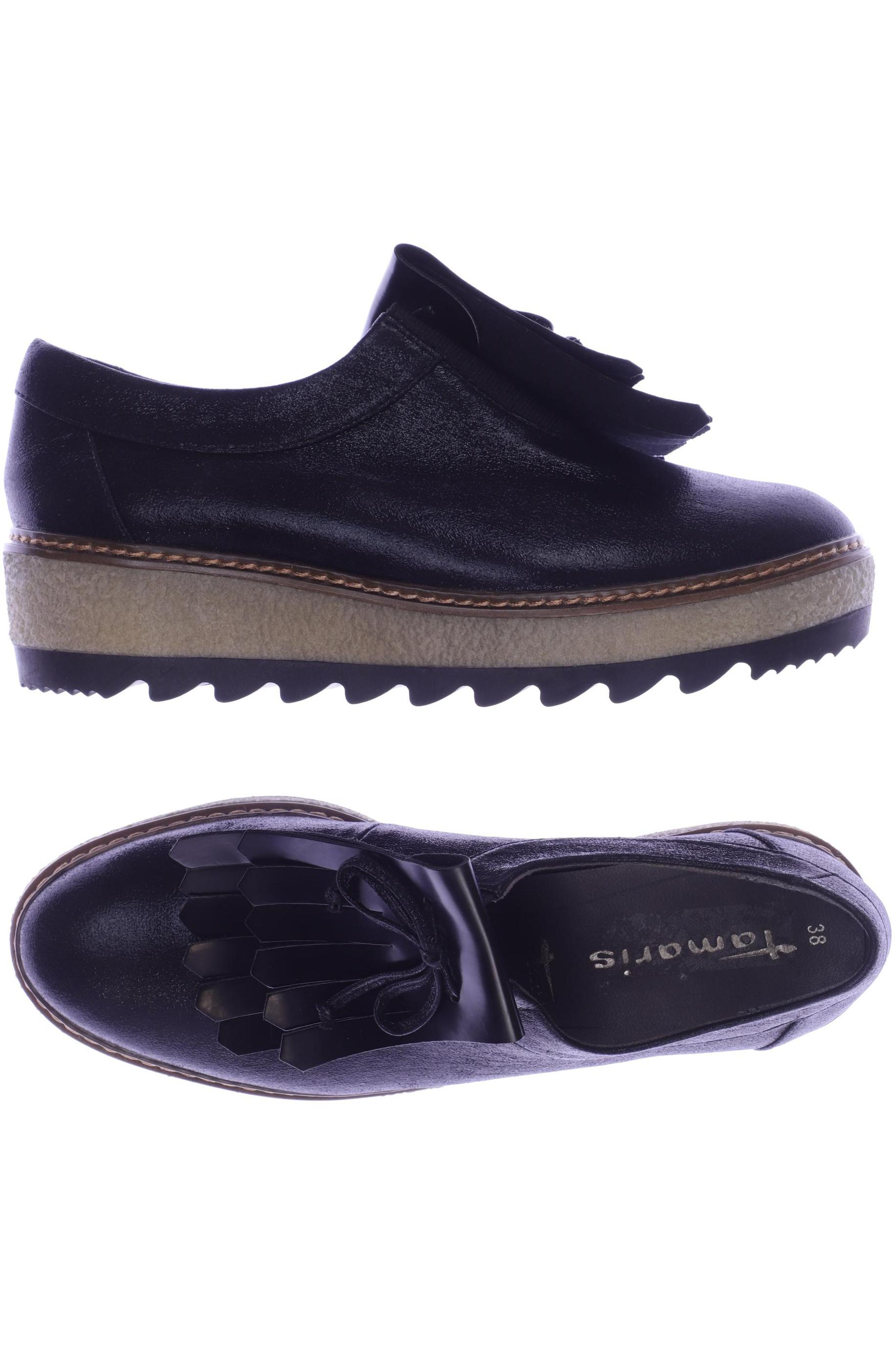 

Tamaris Damen Halbschuh, schwarz, Gr. 38