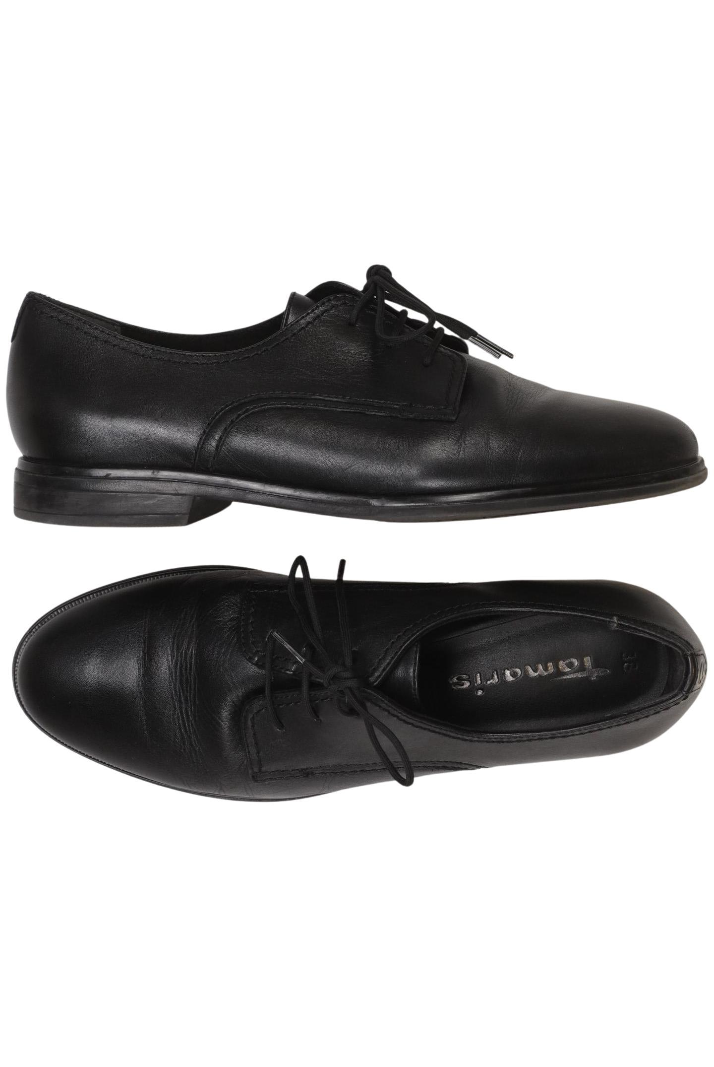 

Tamaris Damen Halbschuh, schwarz, Gr. 38