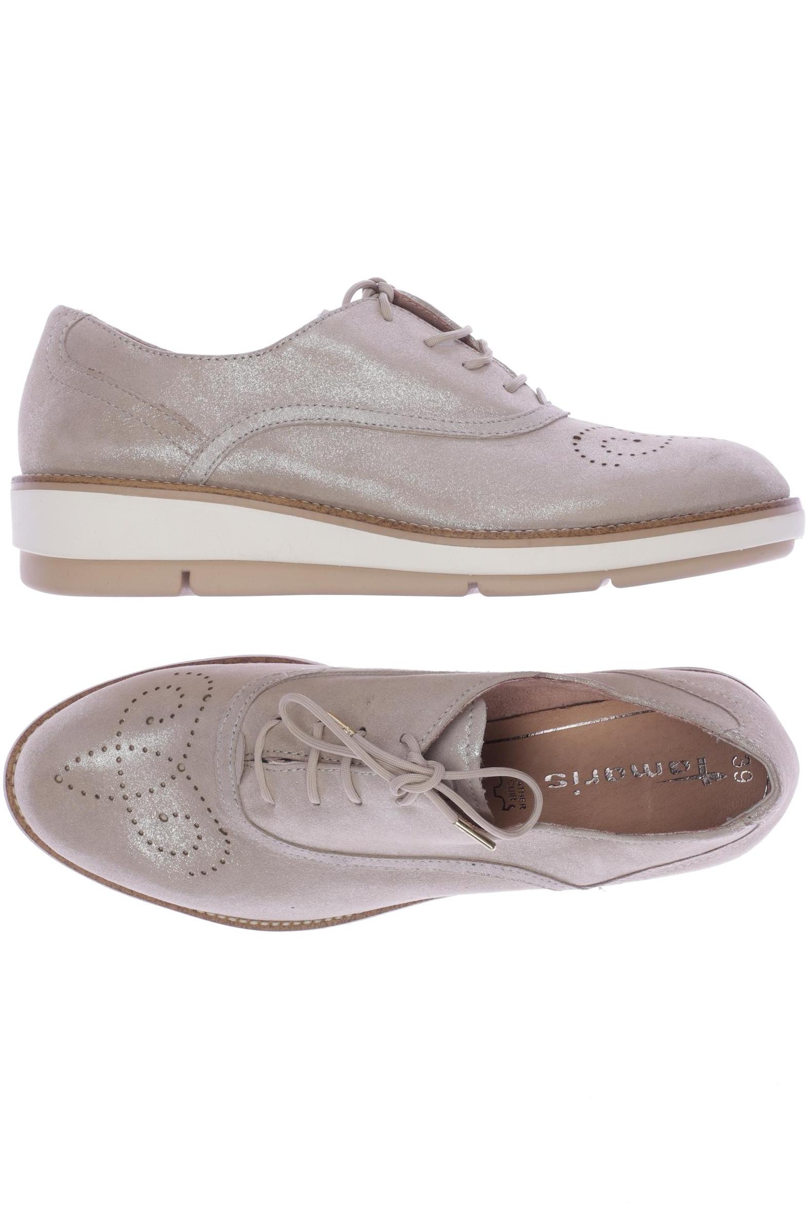 

Tamaris Damen Halbschuh, beige, Gr. 39