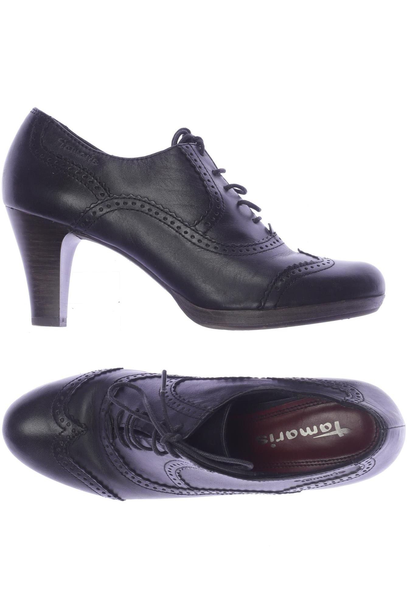 

Tamaris Damen Halbschuh, schwarz, Gr. 39