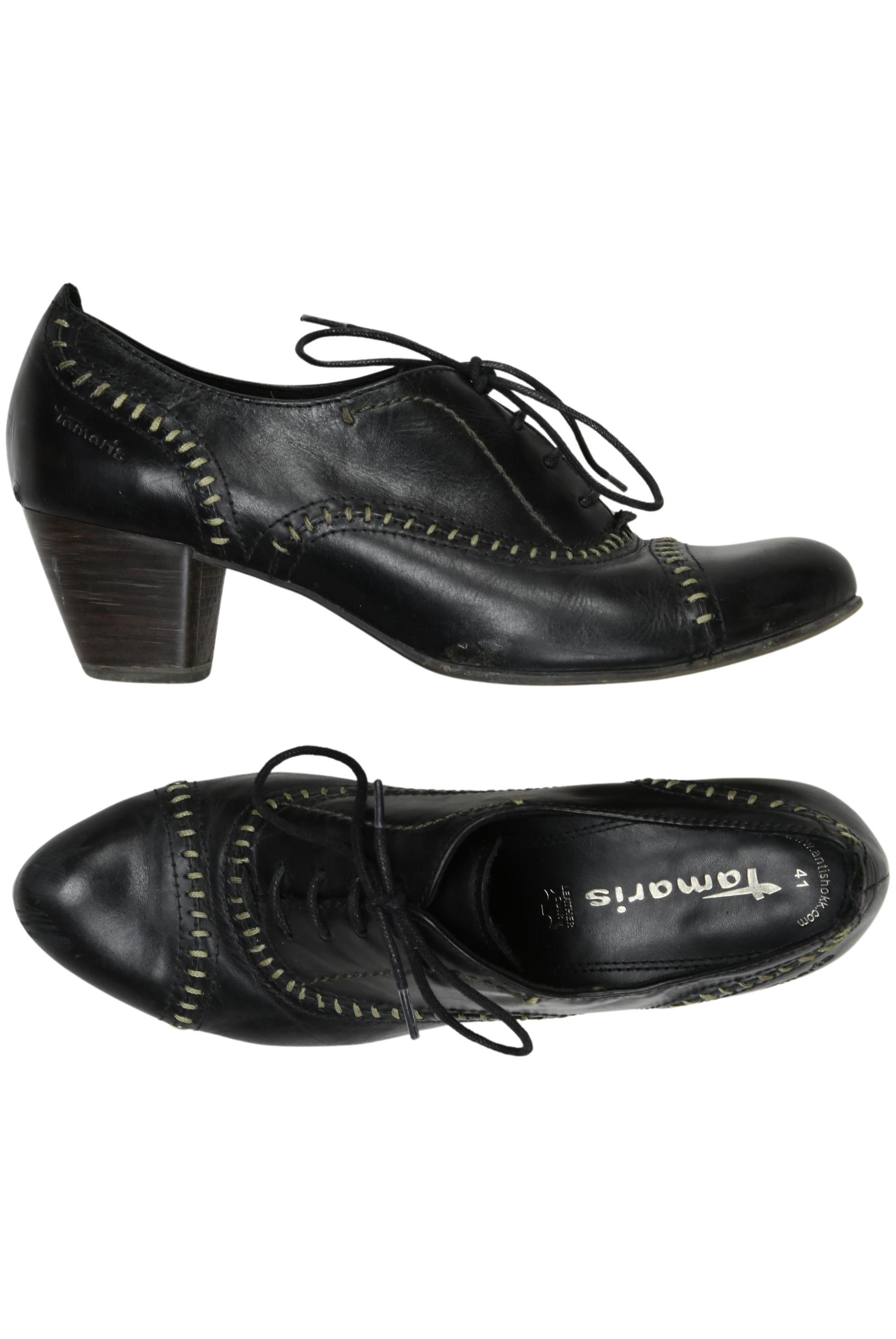 

Tamaris Damen Halbschuh, schwarz, Gr. 41