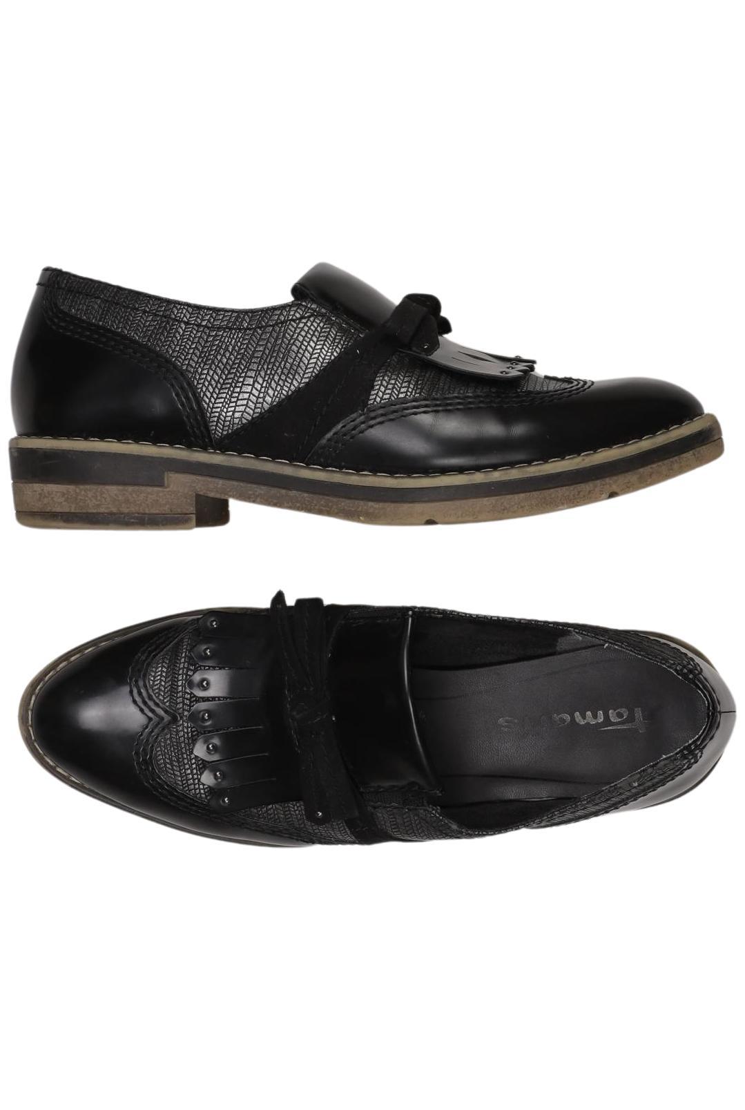 

Tamaris Damen Halbschuh, schwarz, Gr. 39