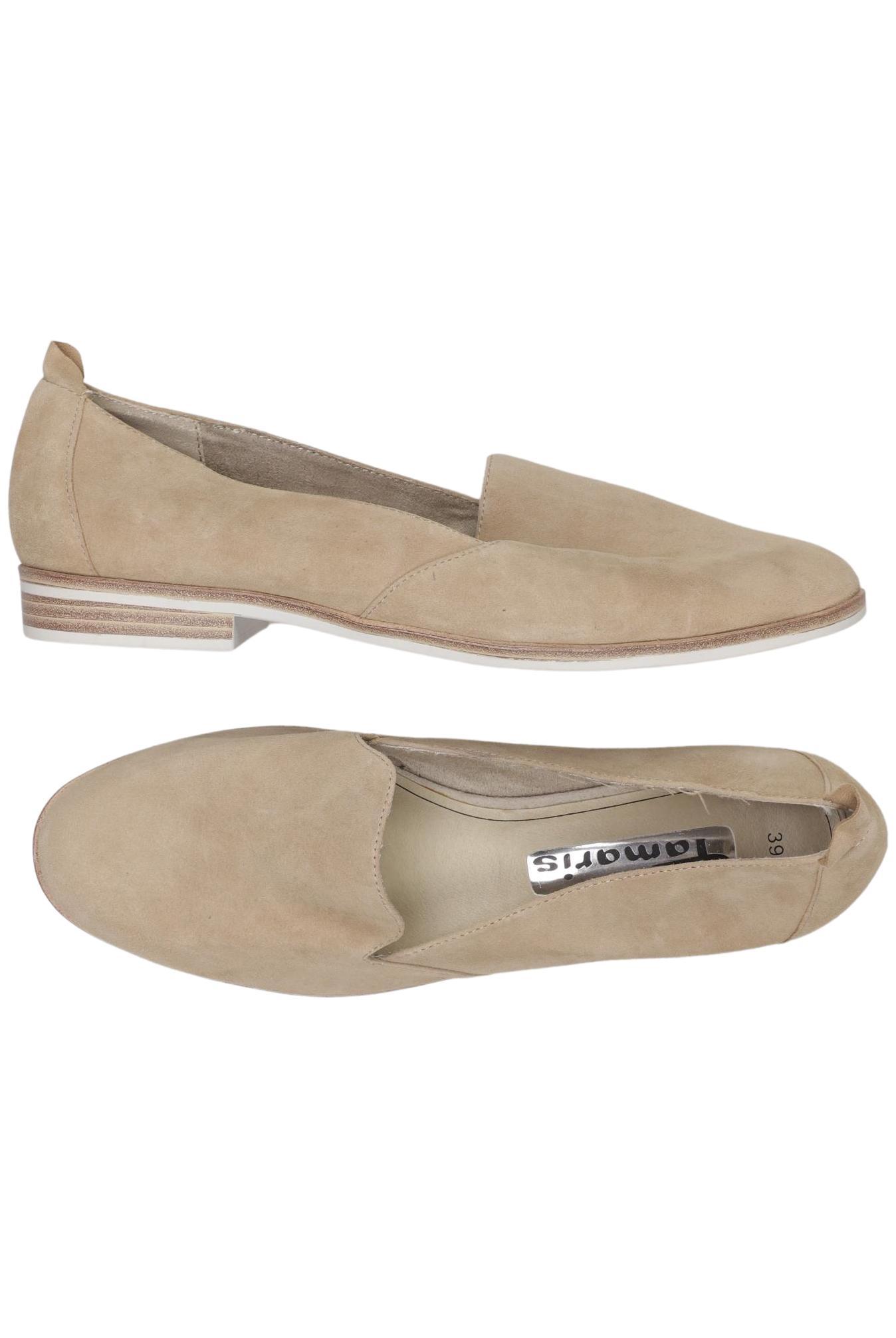 

Tamaris Damen Halbschuh, beige, Gr. 39