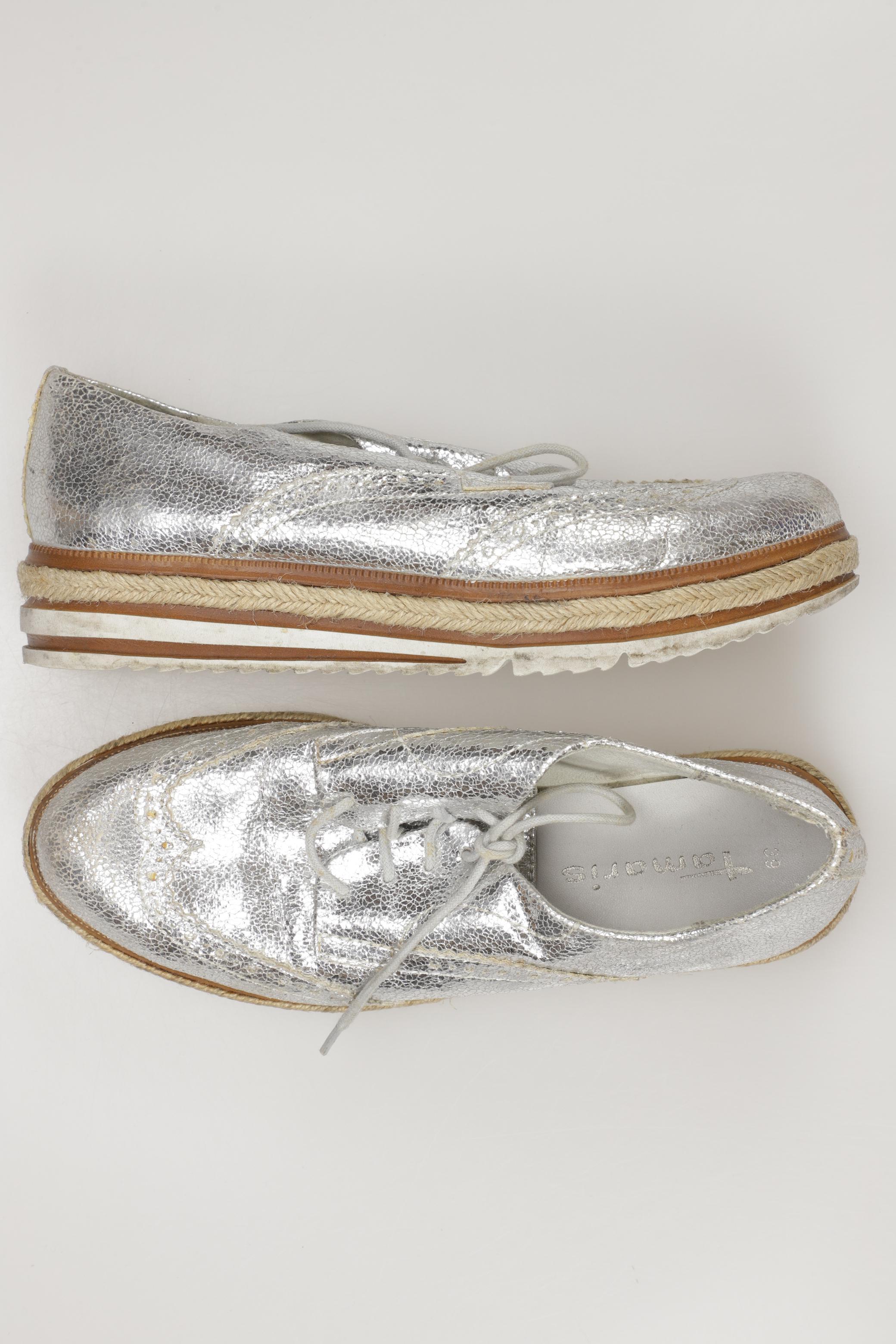 

Tamaris Damen Halbschuh, silber, Gr. 39