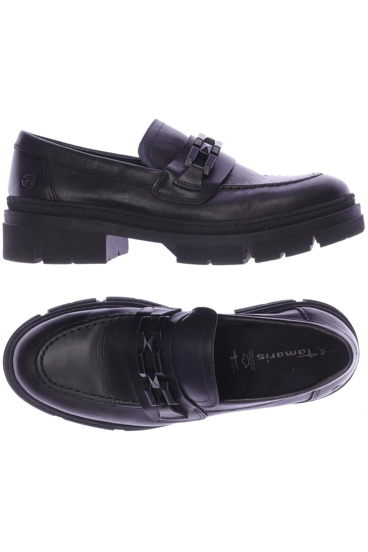 

Tamaris Damen Halbschuh, schwarz, Gr. 39