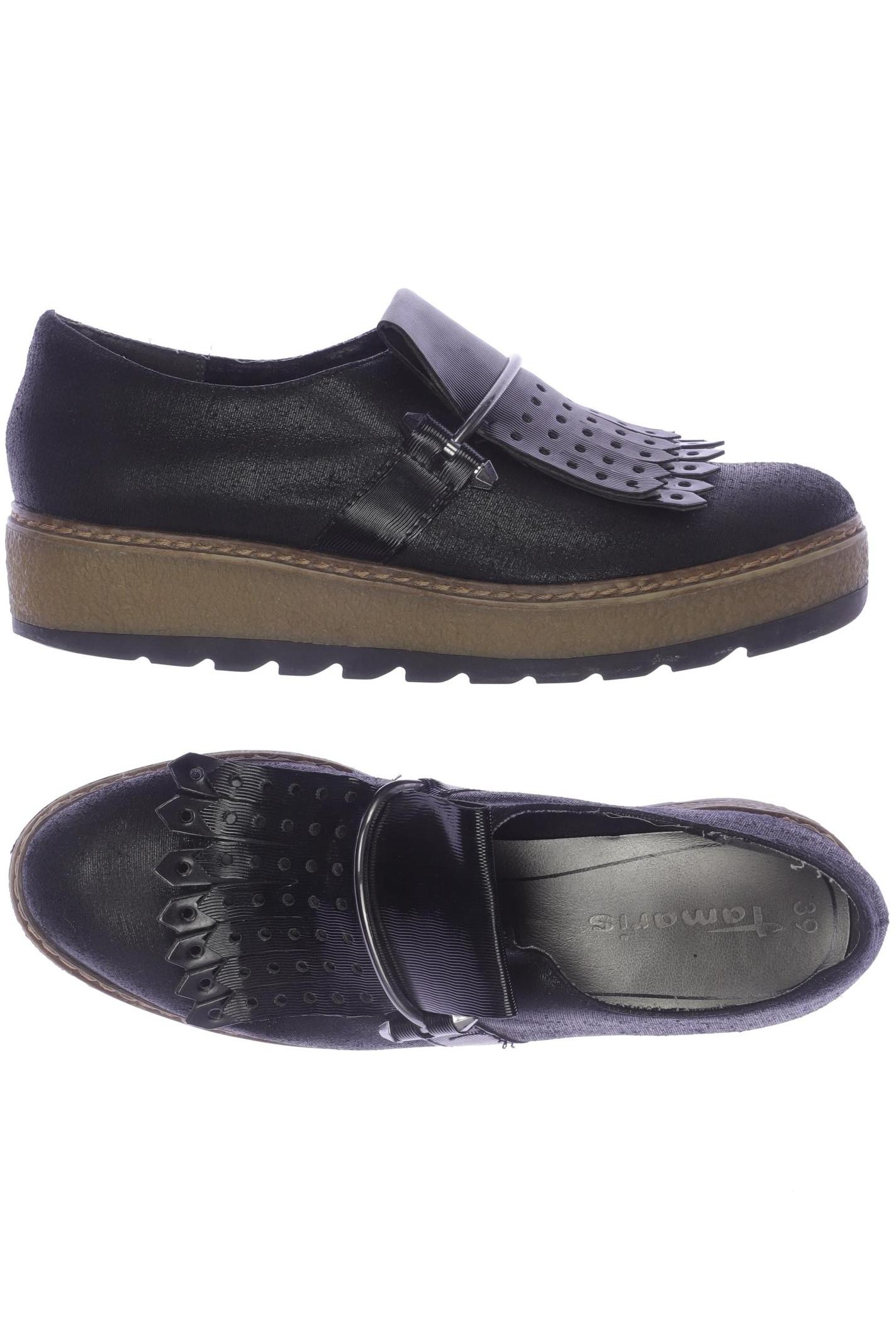 

Tamaris Damen Halbschuh, schwarz, Gr. 39