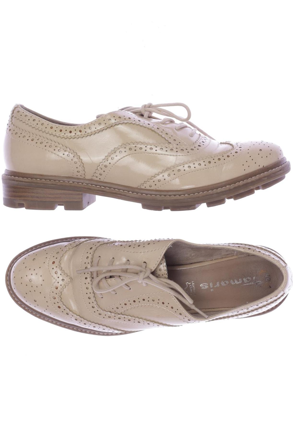 

Tamaris Damen Halbschuh, beige, Gr. 40