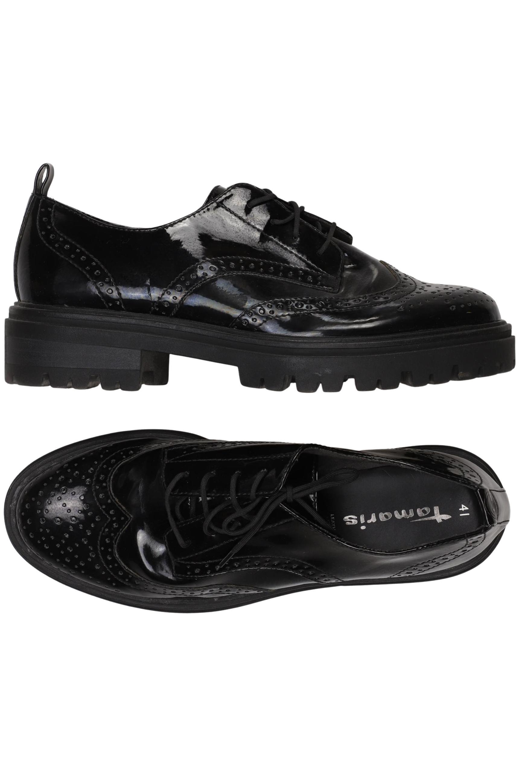 

Tamaris Damen Halbschuh, schwarz, Gr. 41