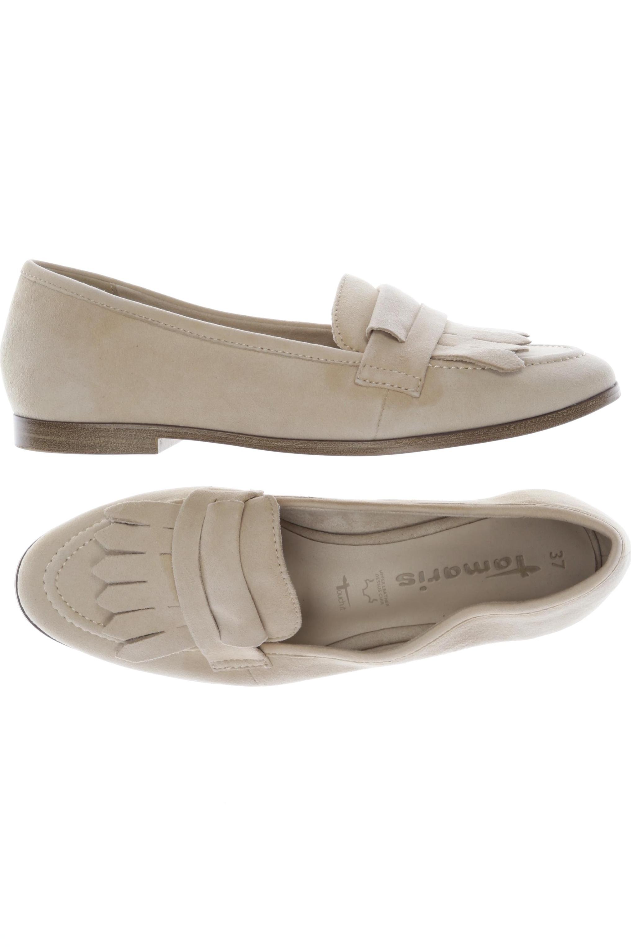 

Tamaris Damen Halbschuh, cremeweiß, Gr. 37