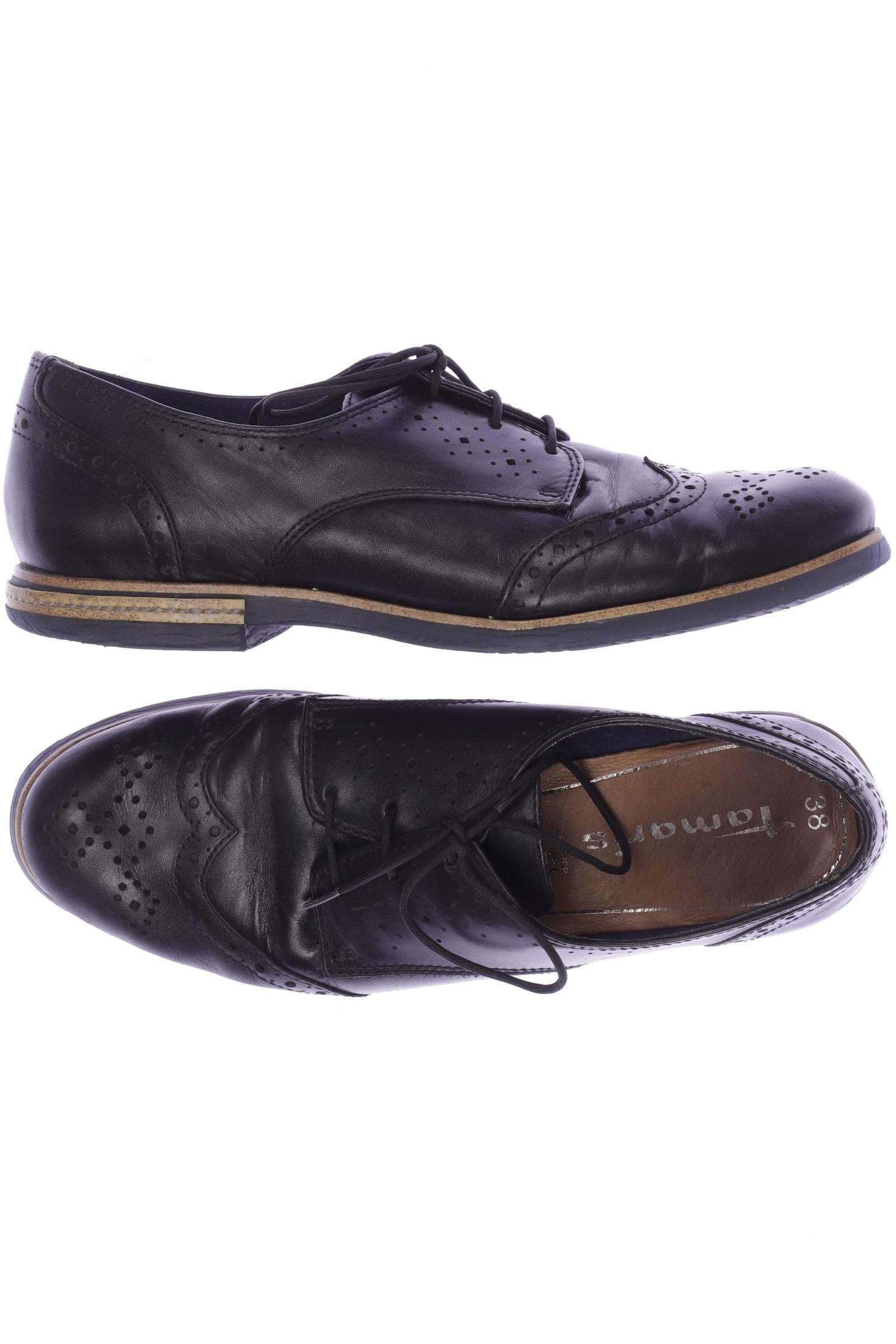 

Tamaris Damen Halbschuh, schwarz, Gr. 38
