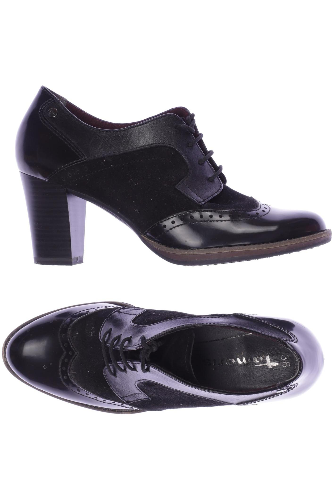 

Tamaris Damen Halbschuh, schwarz, Gr. 38