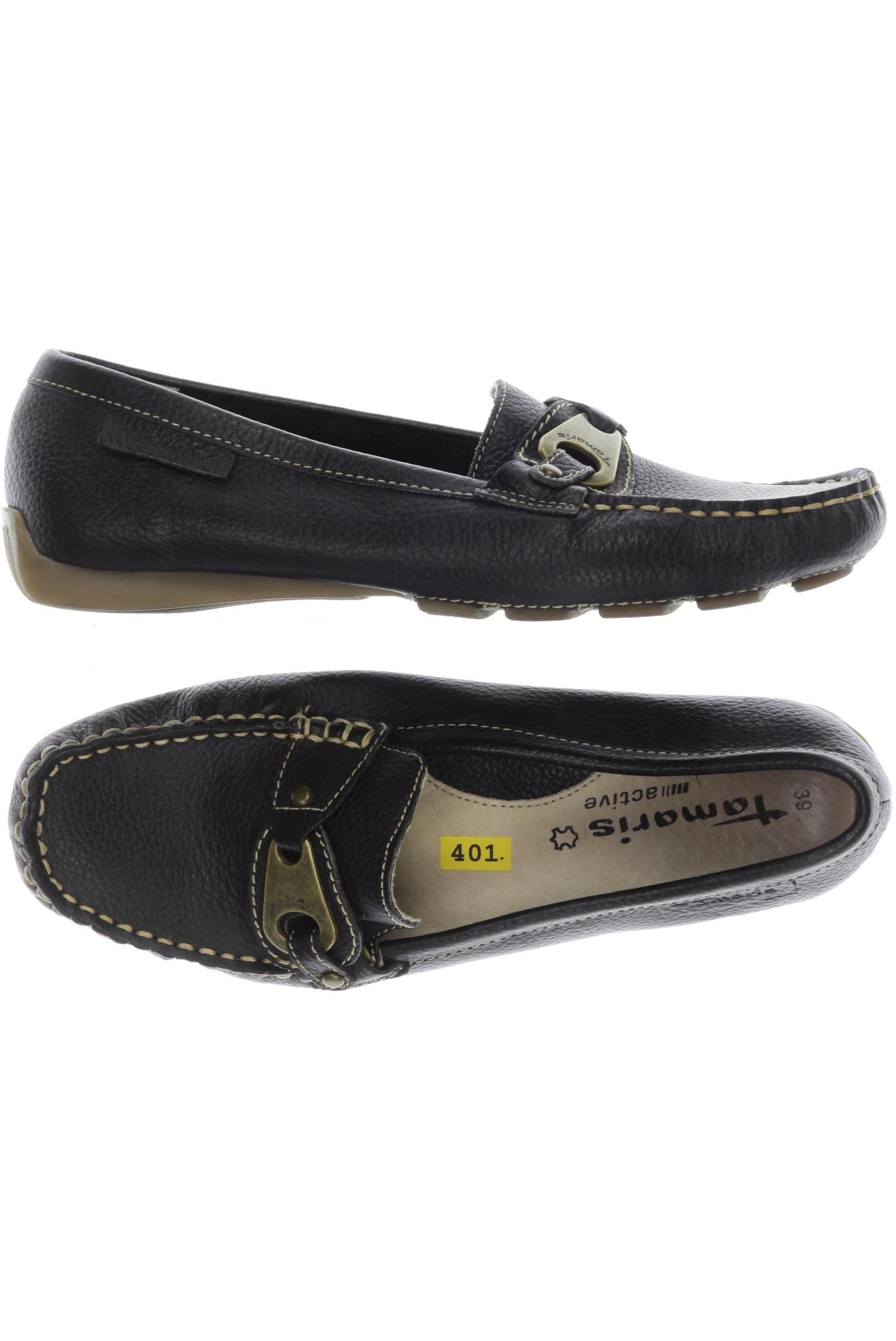 

Tamaris Damen Halbschuh, schwarz, Gr. 39