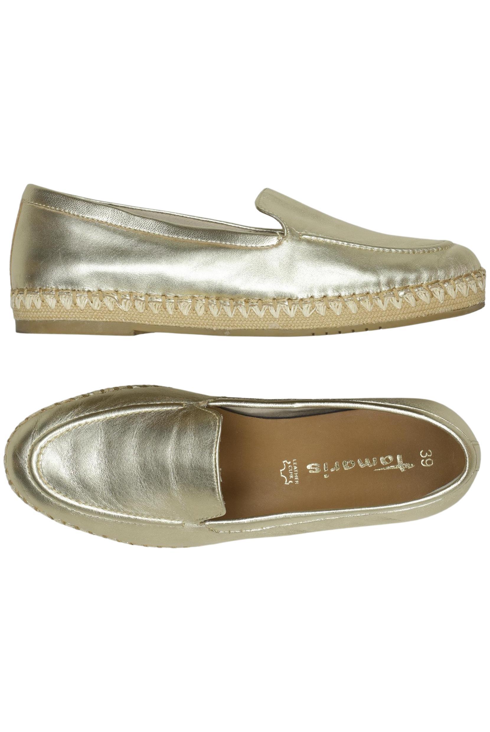 

Tamaris Damen Halbschuh, gold, Gr. 39