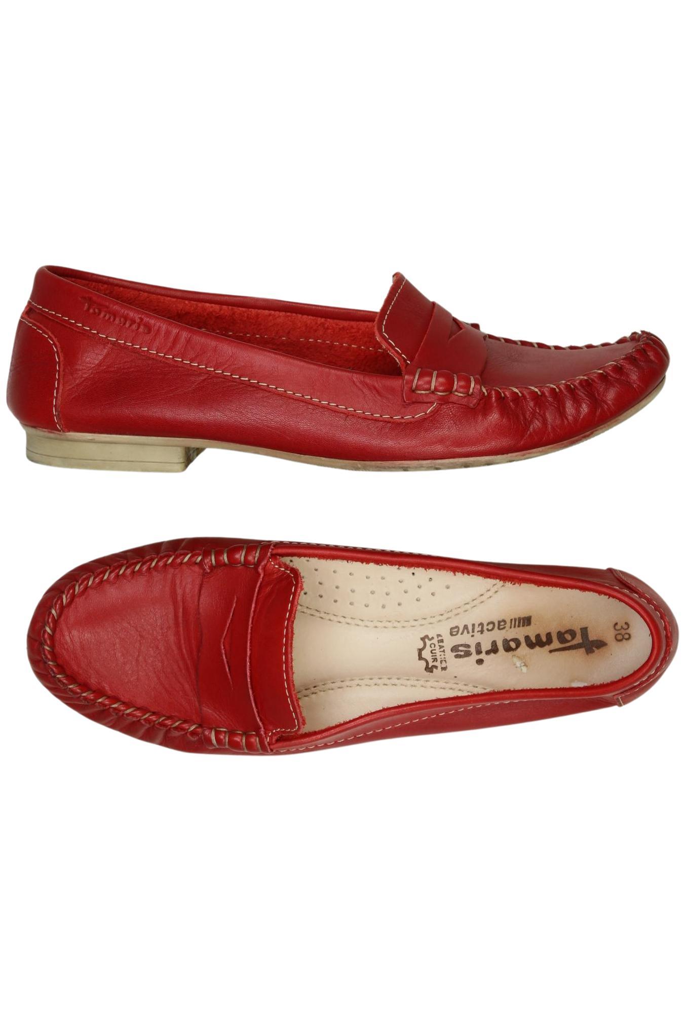 

Tamaris Damen Halbschuh, rot, Gr. 38