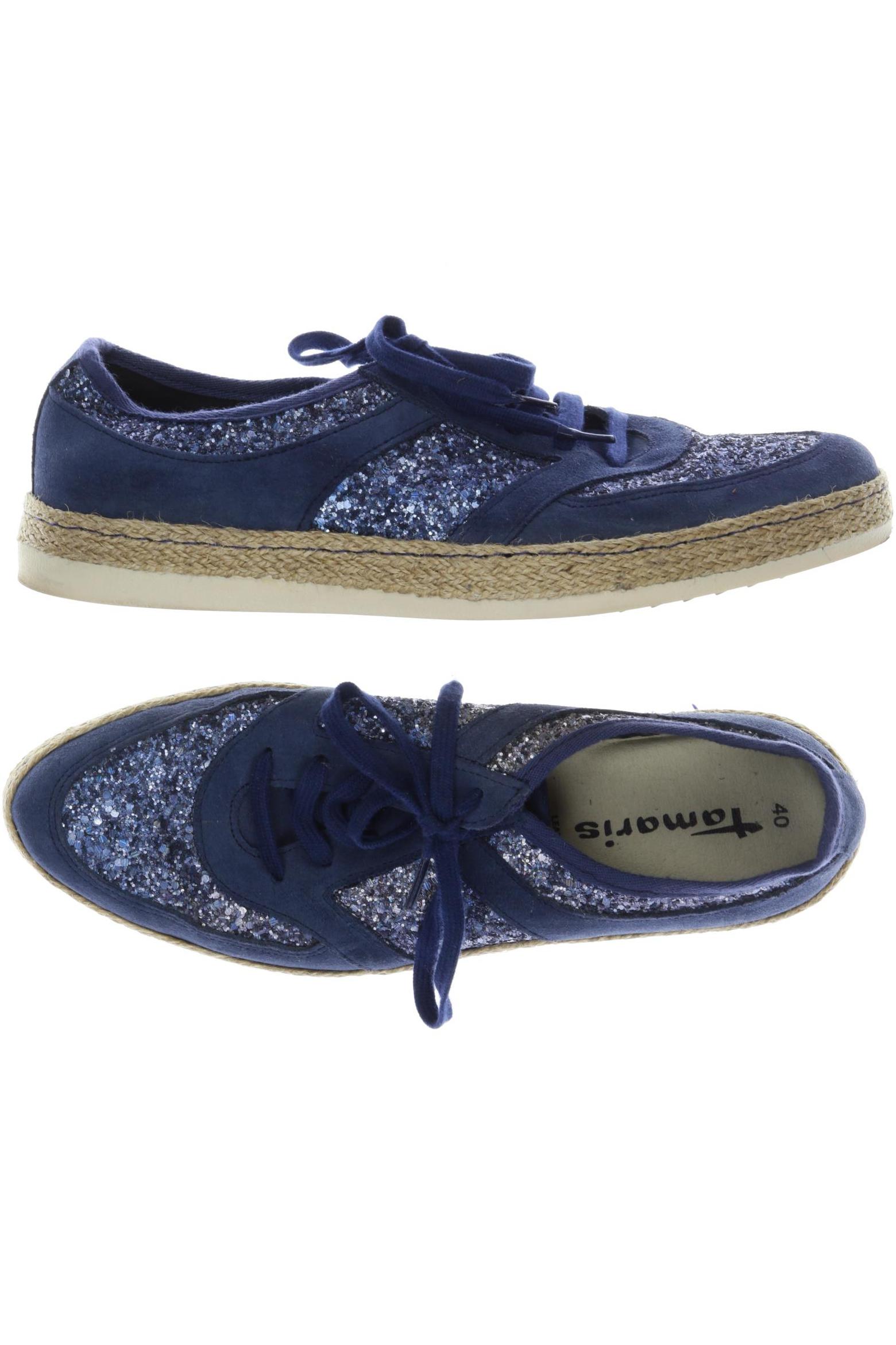 

Tamaris Damen Halbschuh, blau, Gr. 40
